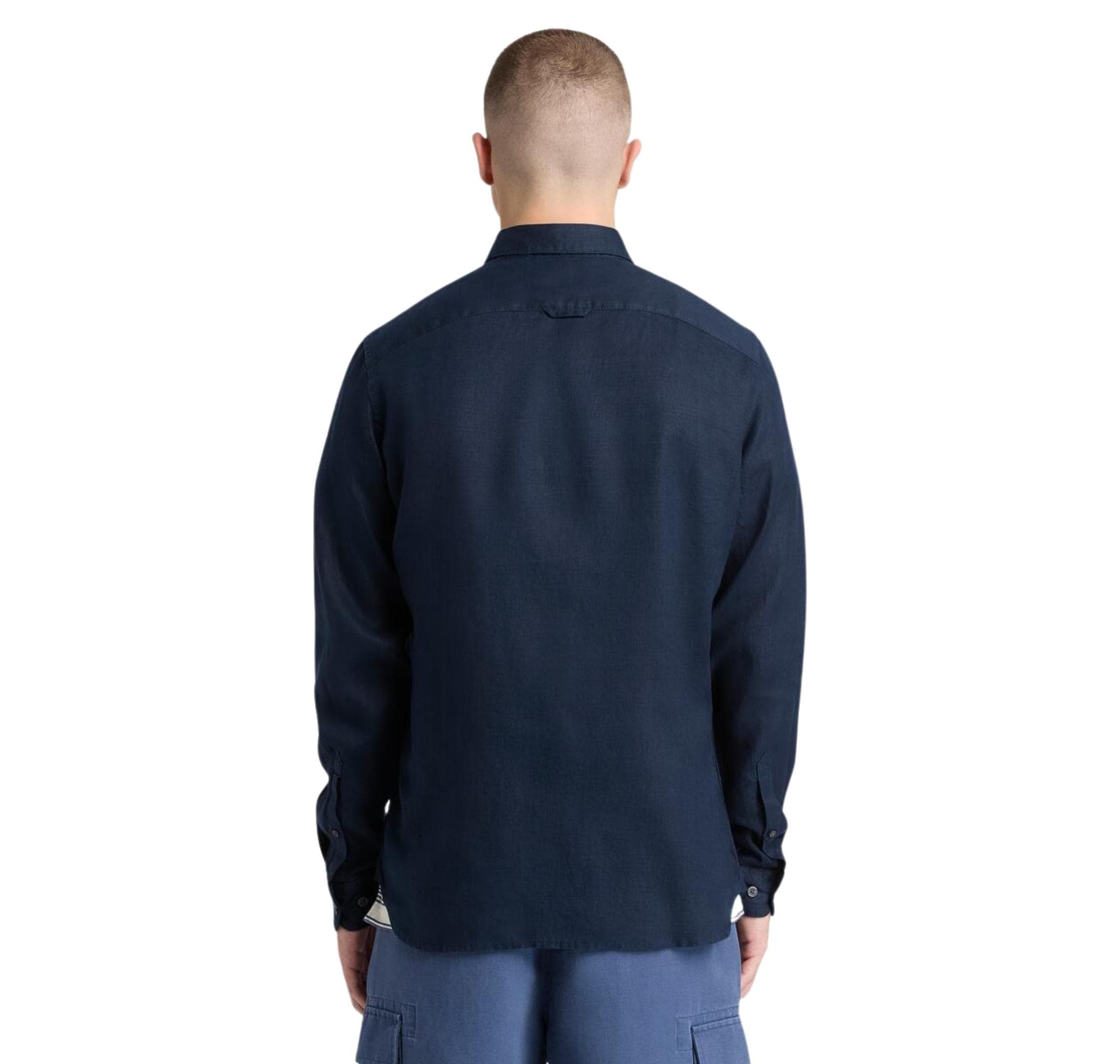 Timberland Timberland Mıll Brook Linen Shirt Erkek Gömlek Lacivert - 3