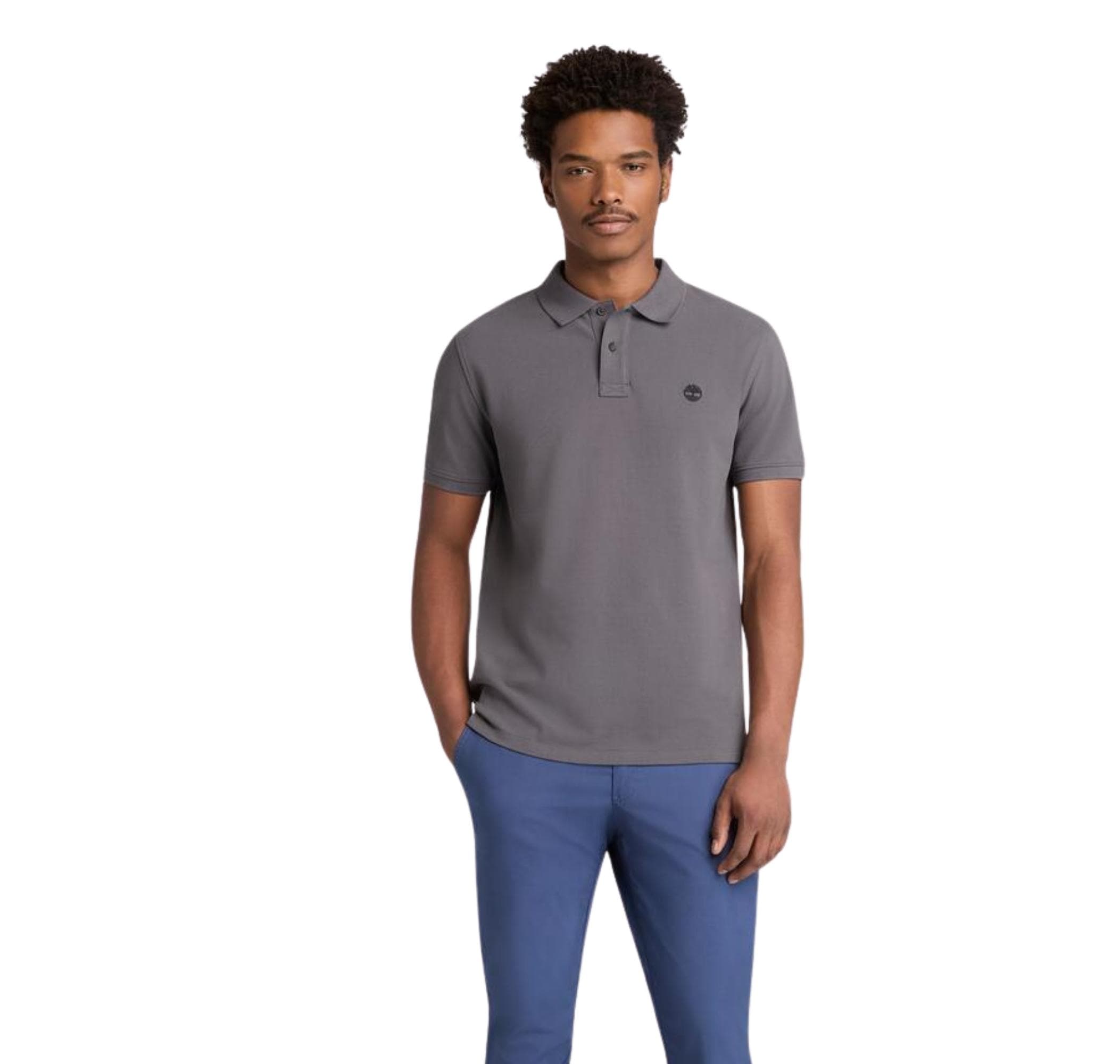 Timberland Timberland Mıllers Rıver Pique Short Sleeve Polo Erkek T-Shirt Antrasit - 2