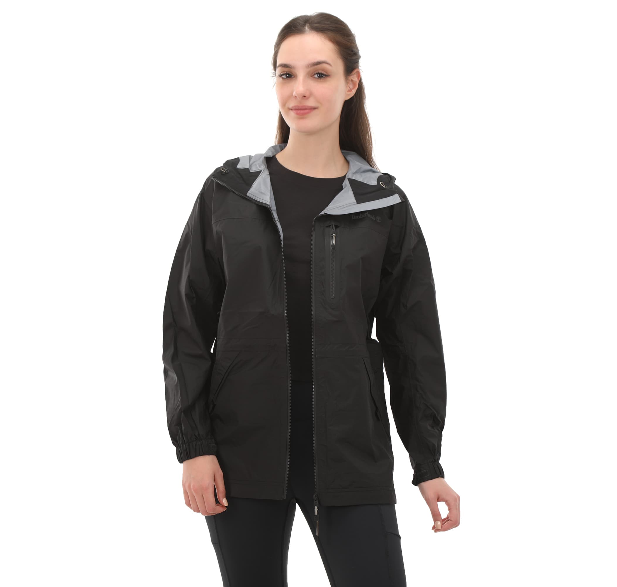 Timberland Timberland Mobı Flex Tech Waterproof 2.5L Jacket Kadın Yağmurluk-Rüzgarlık Siyah - 2