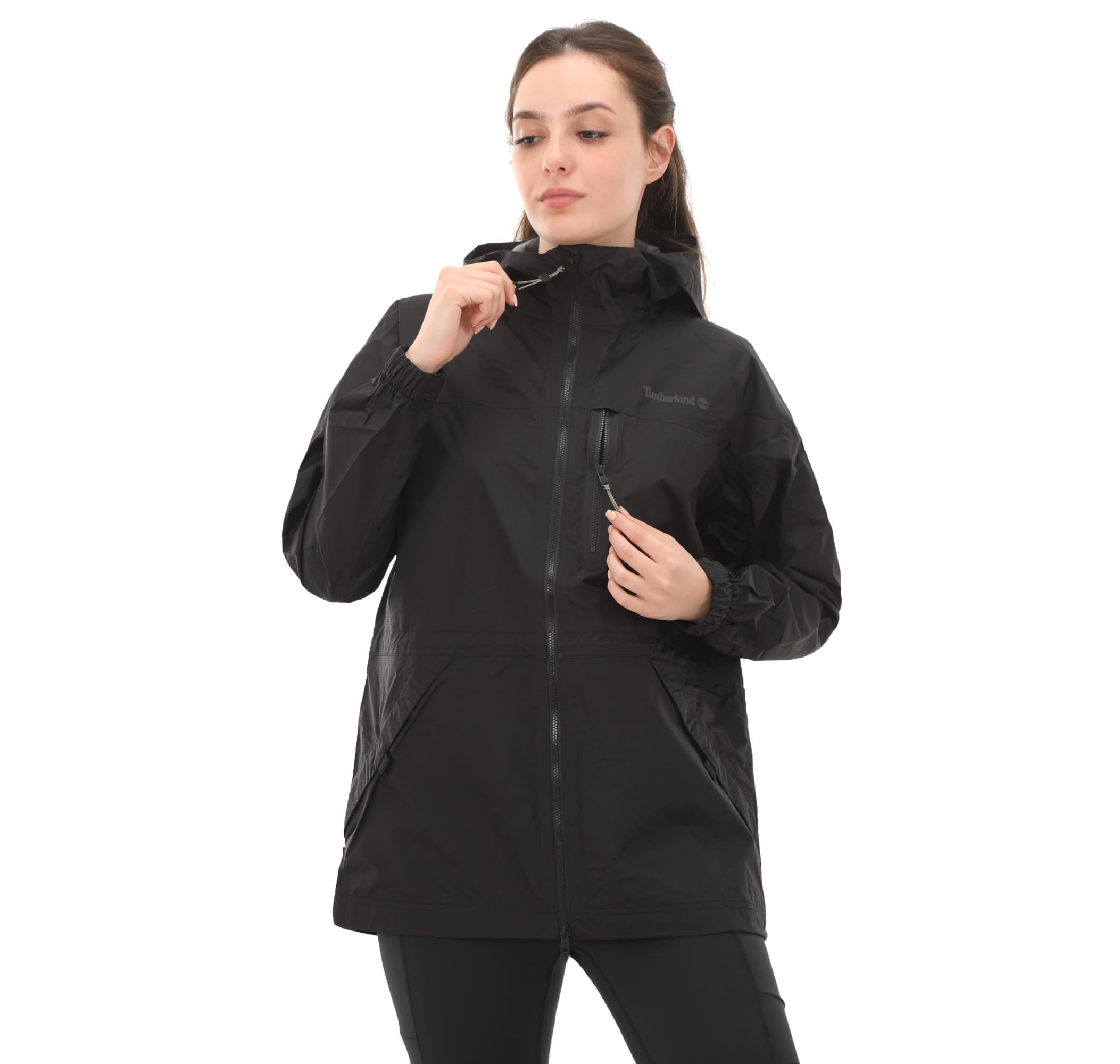 Timberland Timberland Mobı Flex Tech Waterproof 2.5L Jacket Kadın Yağmurluk-Rüzgarlık Siyah - 3