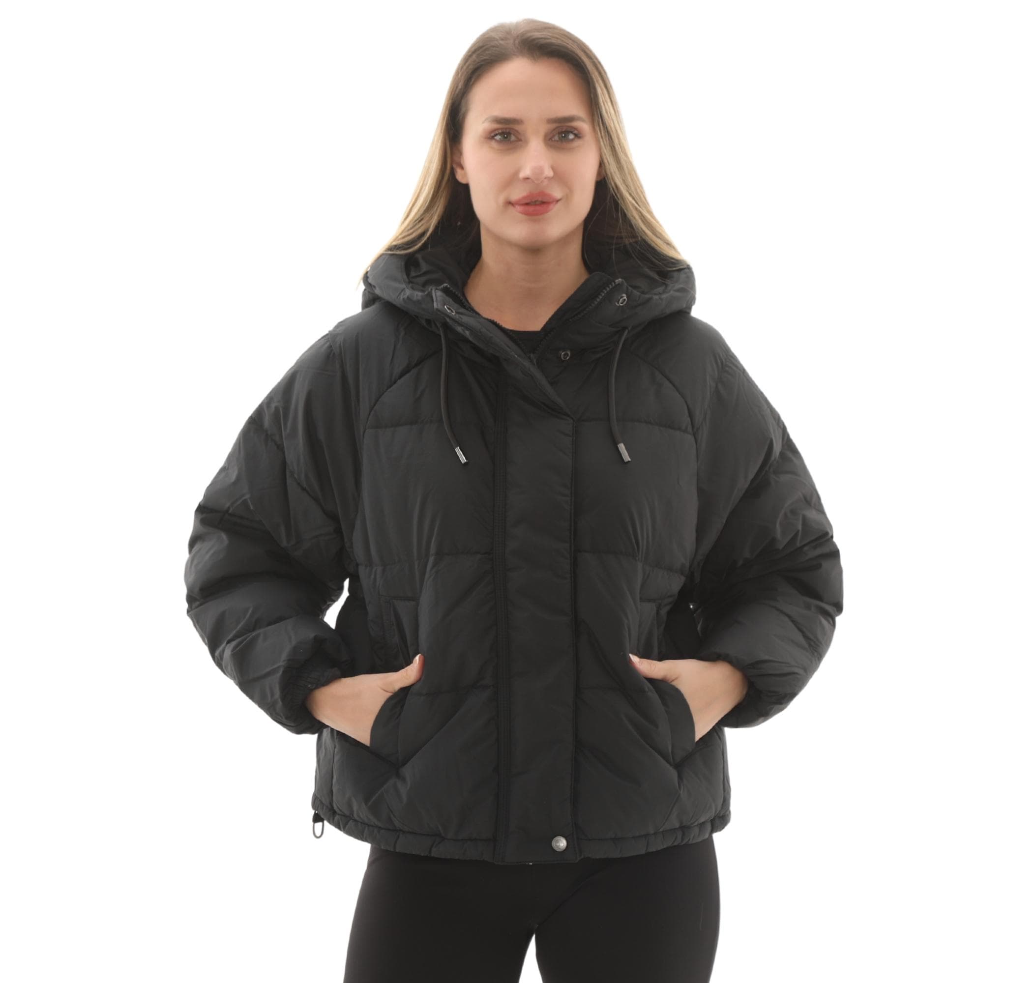 Timberland Timberland Recycled Down Puffer Jacket Kadın Mont Siyah