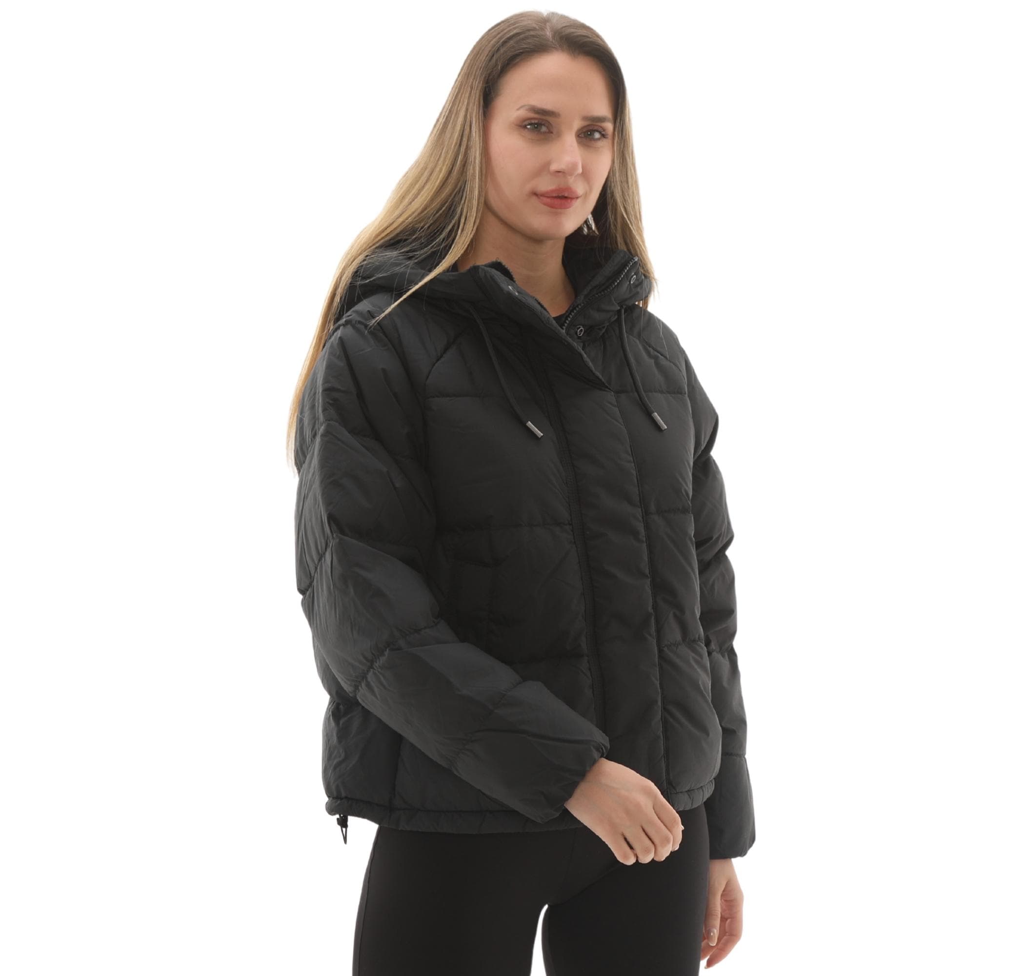 Timberland Timberland Recycled Down Puffer Jacket Kadın Mont Siyah - 2