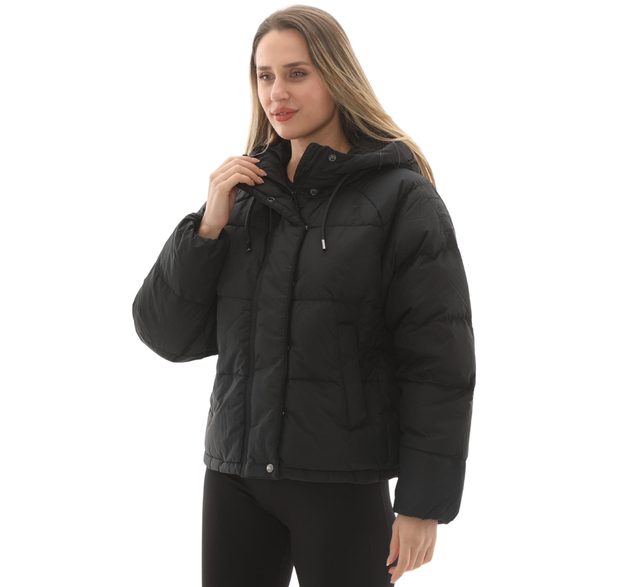 Timberland Timberland Recycled Down Puffer Jacket Kadın Mont Siyah - 3