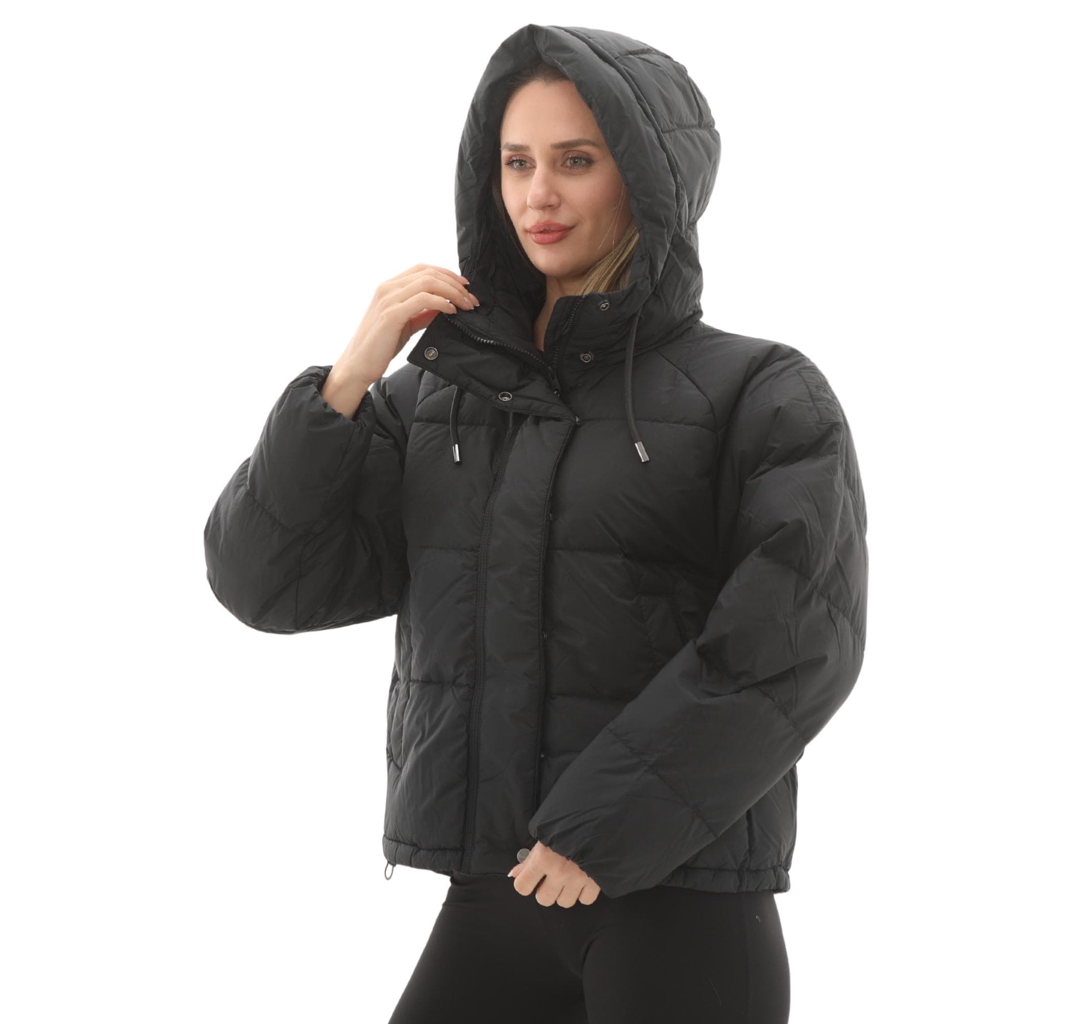 Timberland Timberland Recycled Down Puffer Jacket Kadın Mont Siyah - 4
