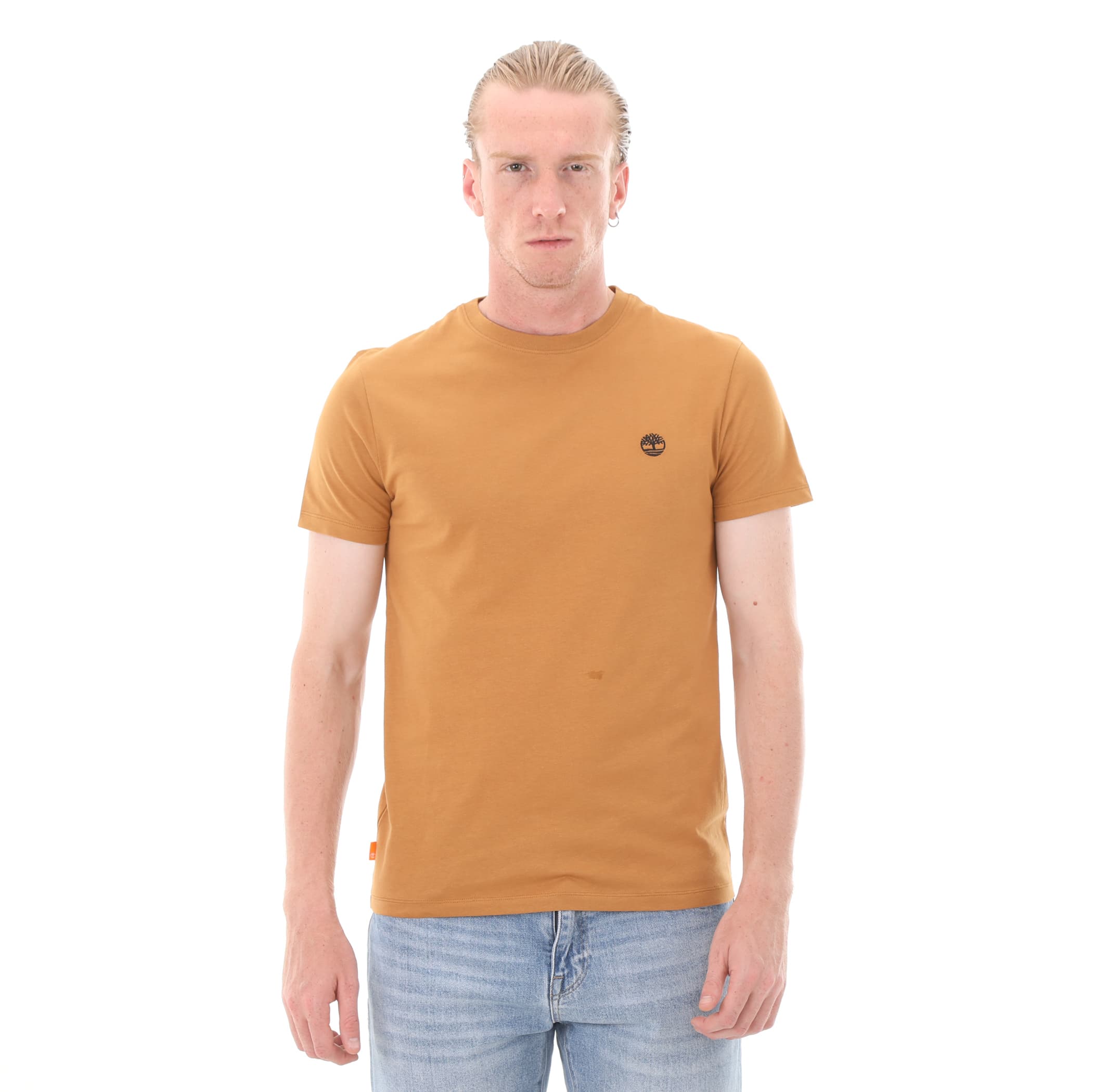 Timberland Timberland Short Sleeve Tee Erkek T-Shirt Kahve