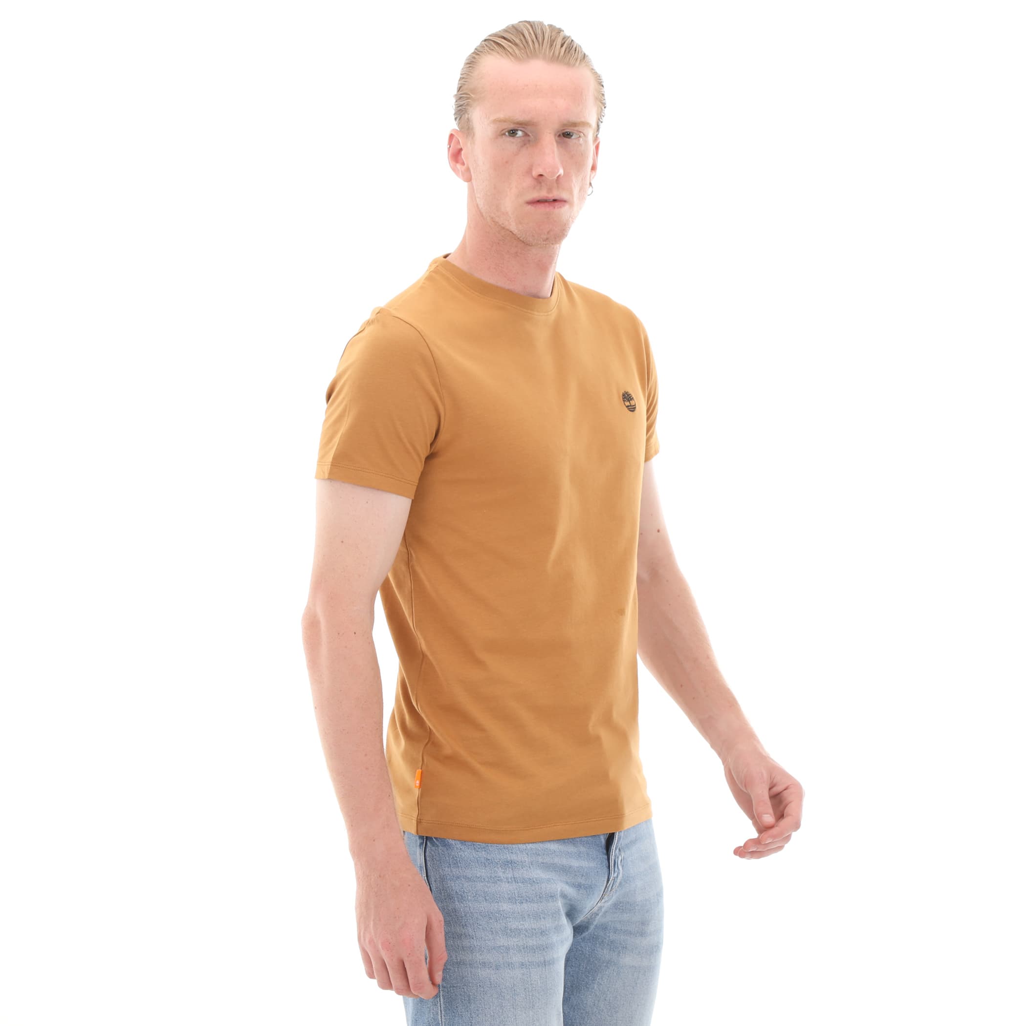 Timberland Timberland Short Sleeve Tee Erkek T-Shirt Kahve - 2