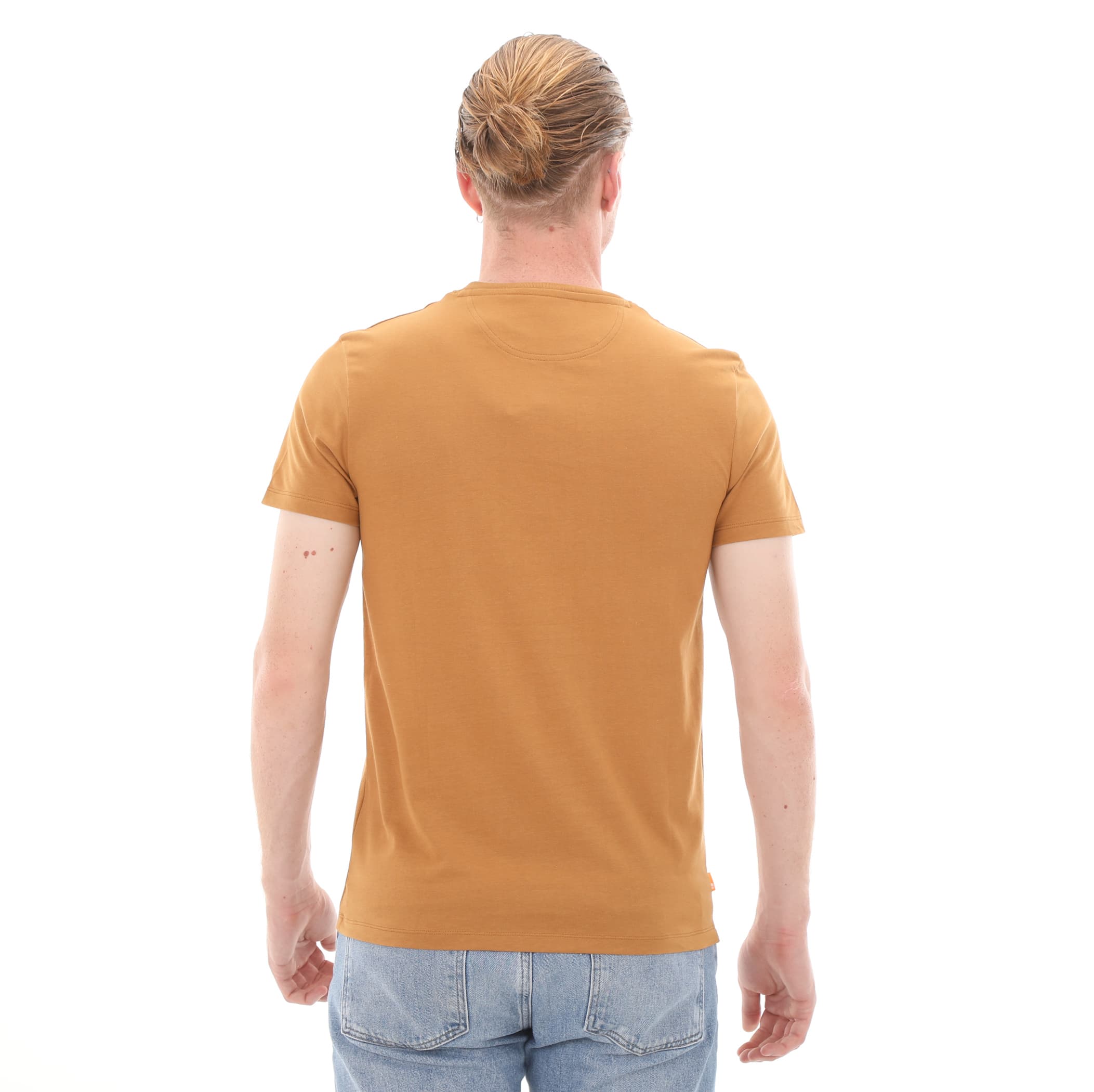 Timberland Timberland Short Sleeve Tee Erkek T-Shirt Kahve - 3