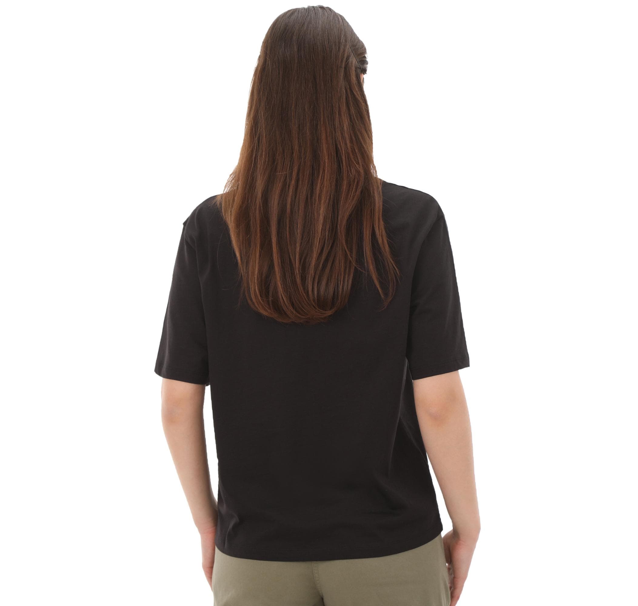 Timberland Timberland Short-Sleeve Tee Kadın T-Shirt Siyah - 4