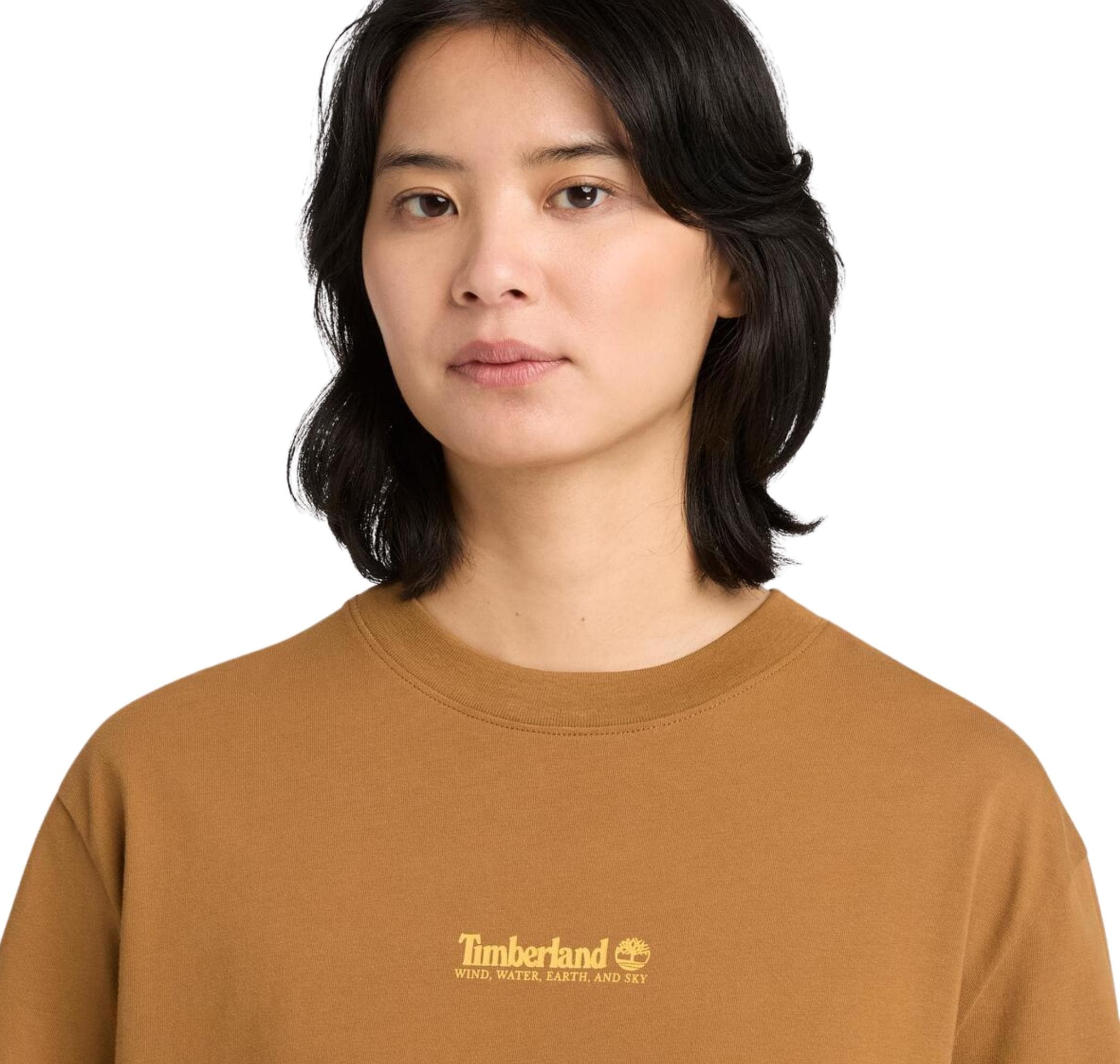 Timberland Timberland Short Sleeve ''Triple Tree'' Graphic Tee Erkek T-Shirt Kahve - 4