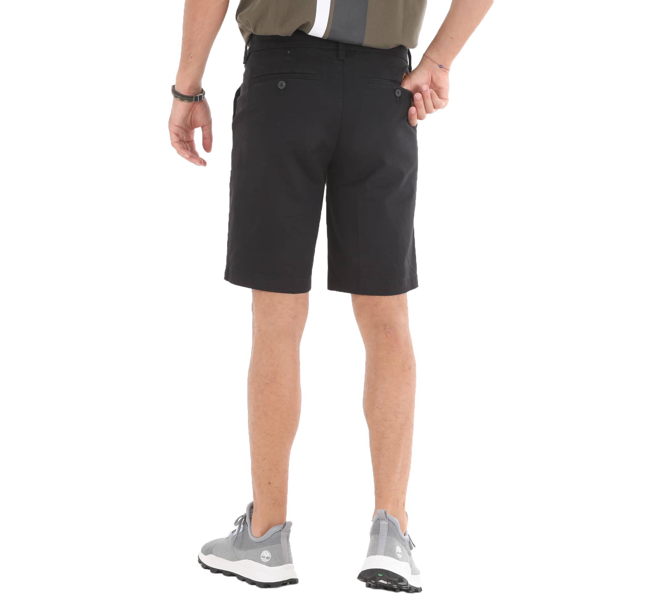 Timberland Timberland Squam Lake Stretch Twill Straight Chino Erkek Şort Ve Kapri Siyah - 4