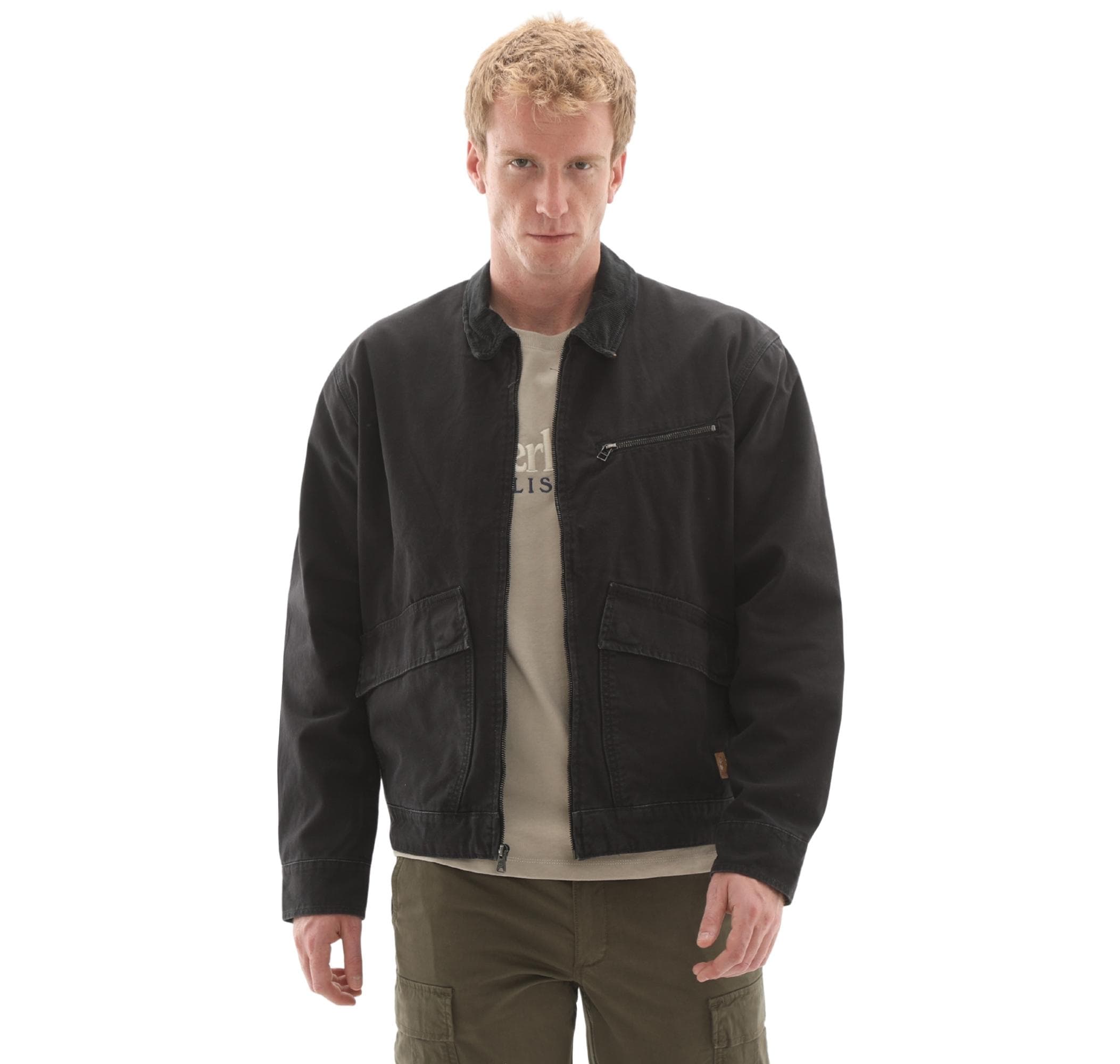 Timberland Timberland Strafford Washed Canvas Jacket Erkek Ceket Siyah
