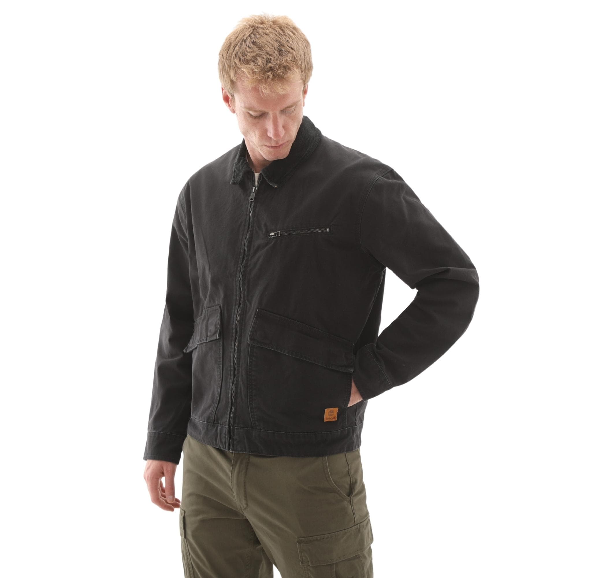 Timberland Timberland Strafford Washed Canvas Jacket Erkek Ceket Siyah - 2