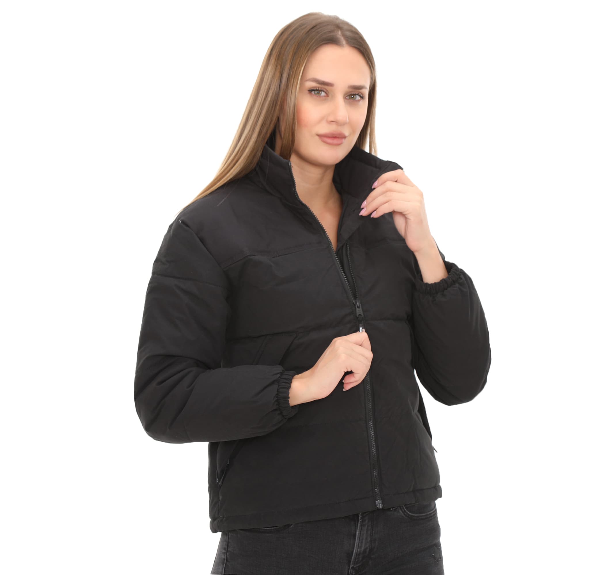 Timberland Timberland Synthetıc Insulated Puffer Jacket Kadın Ceket Siyah - 2