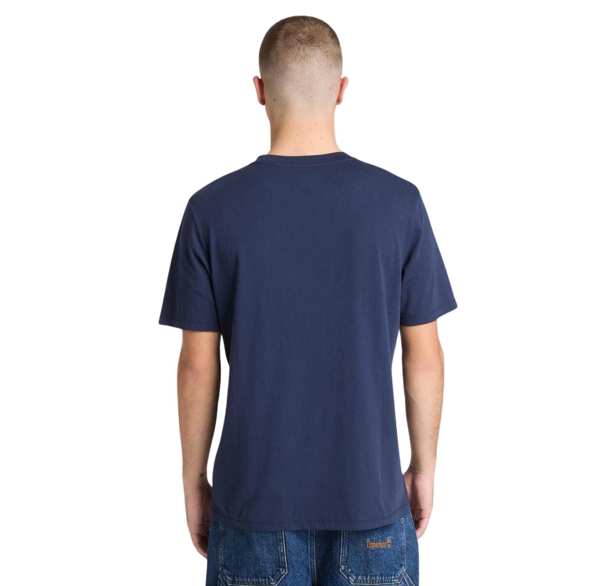 Timberland Timberland Tree Logo Lake House Graphic Tee Erkek T-Shirt Lacivert - 2