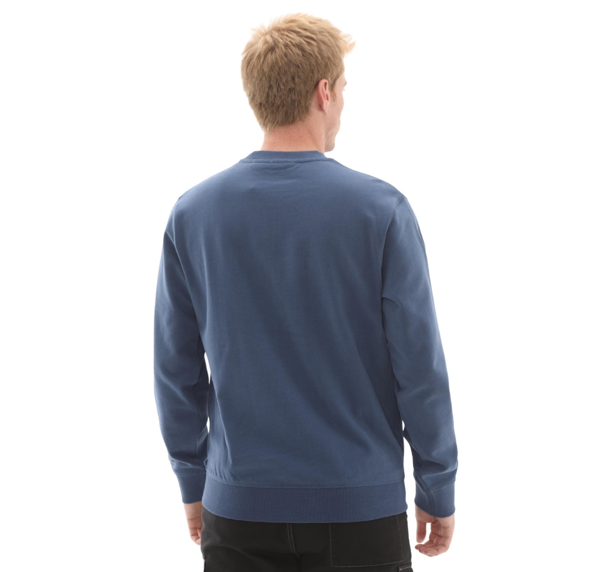 Timberland Timberland Tree Logo Patch Crewneck Erkek Sweatshirt Mavi - 4
