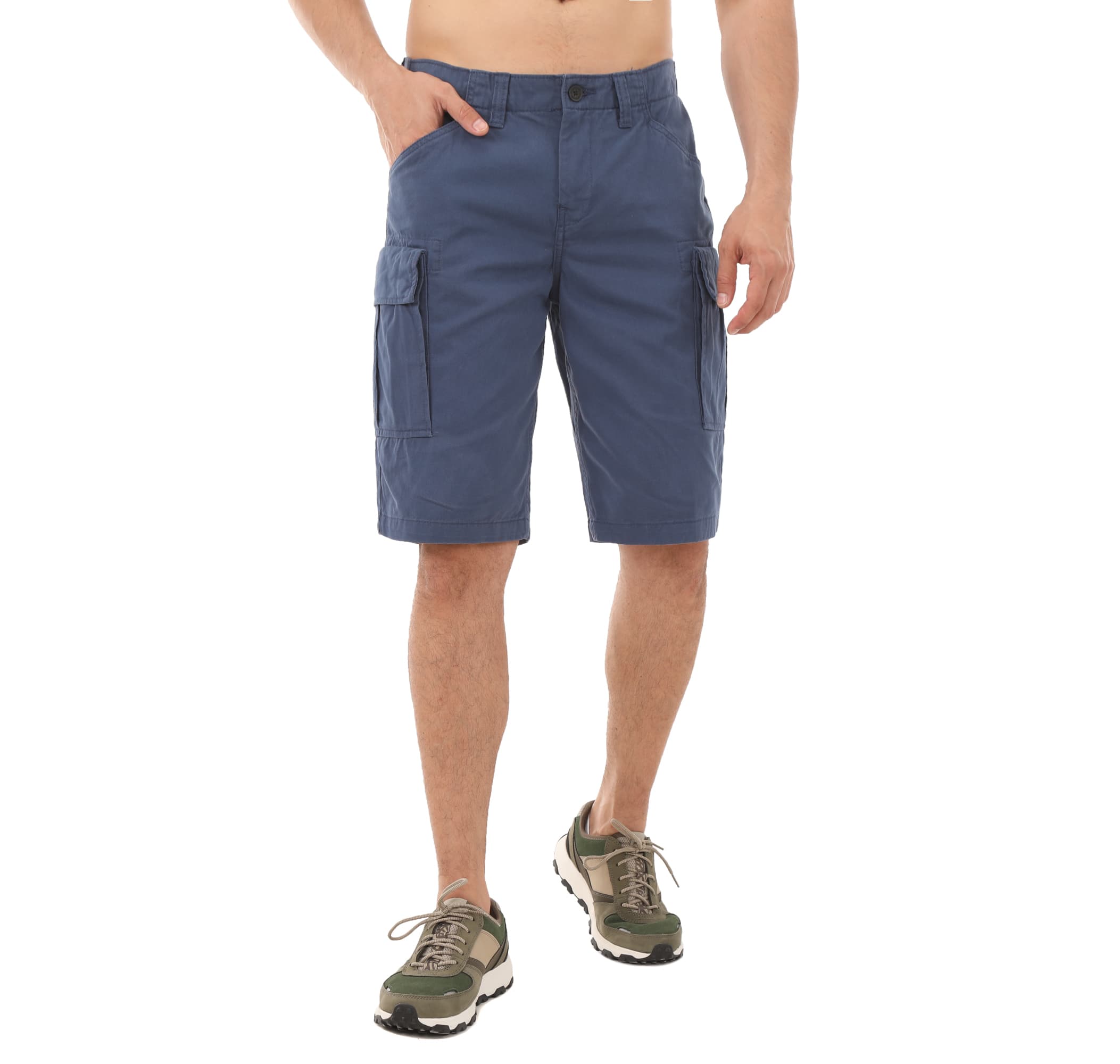 Timberland Timberland Twill Cargo Short Erkek Şort Ve Kapri Mavi