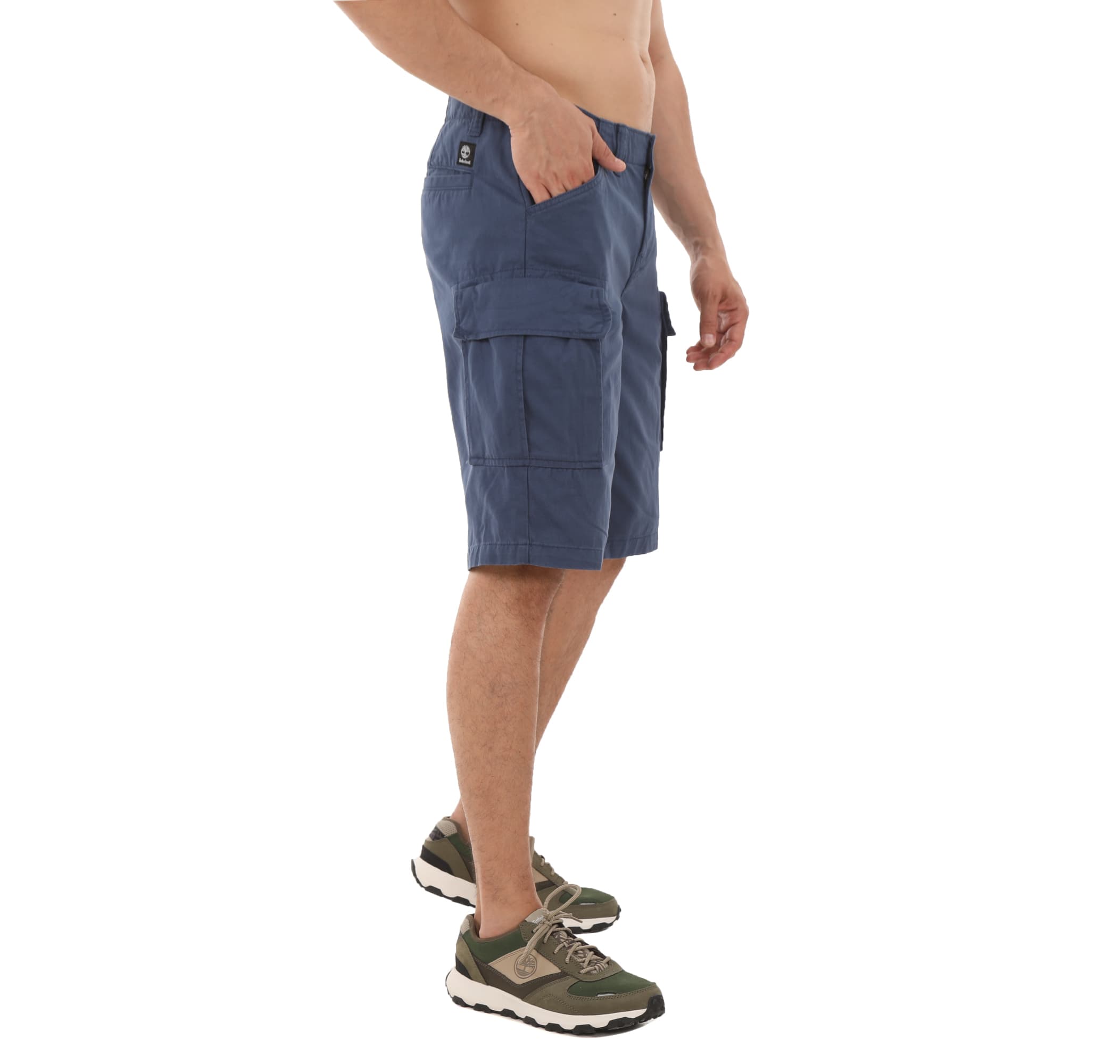 Timberland Timberland Twill Cargo Short Erkek Şort Ve Kapri Mavi - 2