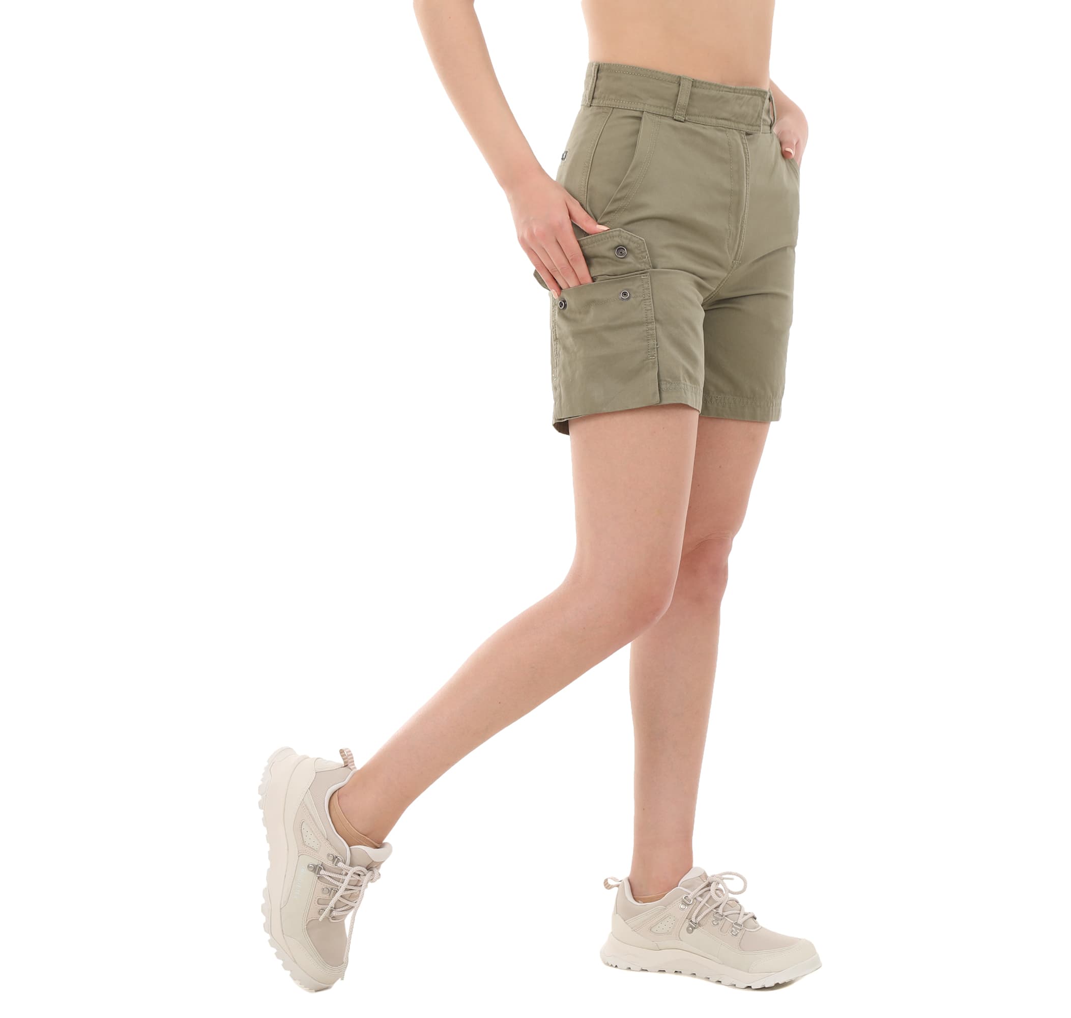 Timberland Timberland Utılıty Cargo Shorts Kadın Şort Ve Kapri Haki - 3