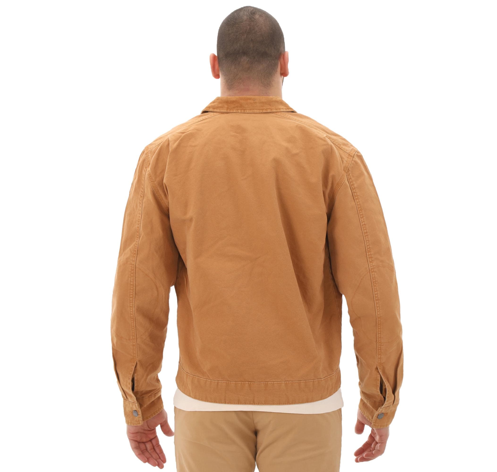 Timberland Timberland Washed Canvas Jacket Erkek Ceket Kahve - 4