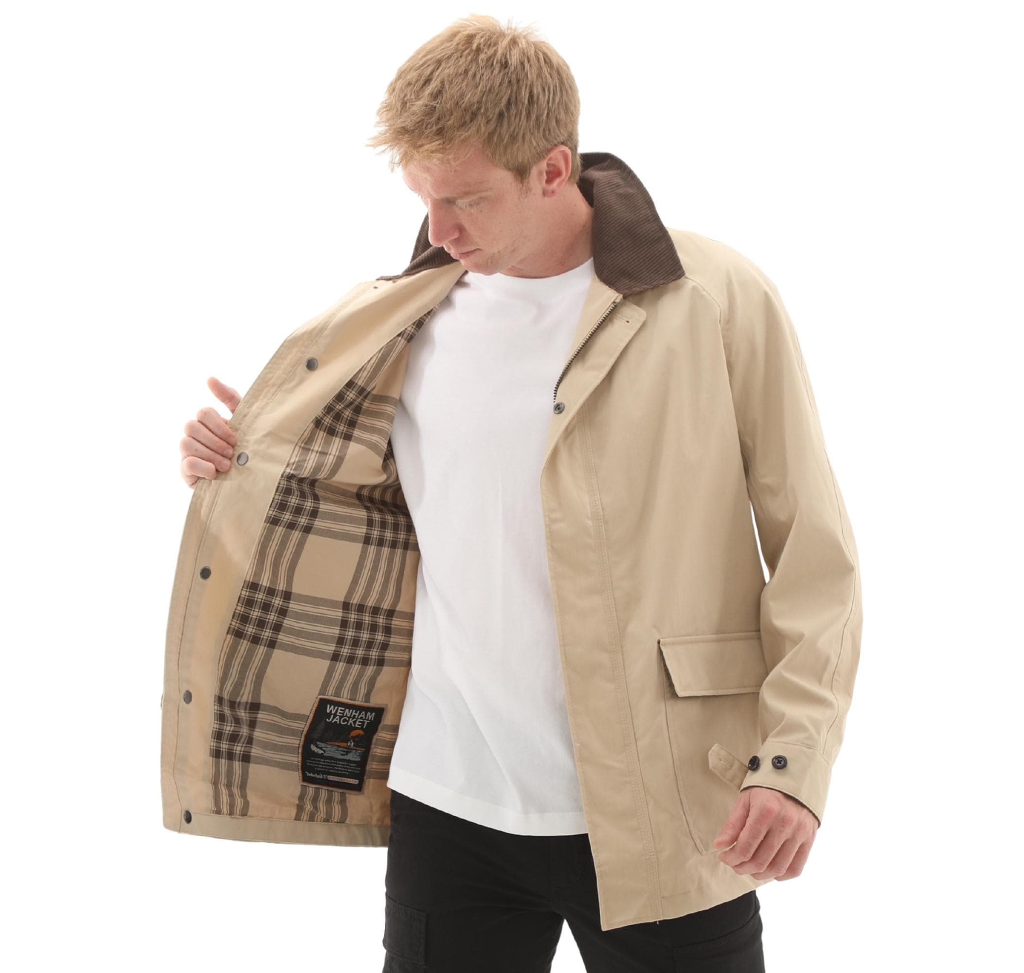 Timberland Timberland Waterproof Barn Coat Erkek Ceket Krem - 5
