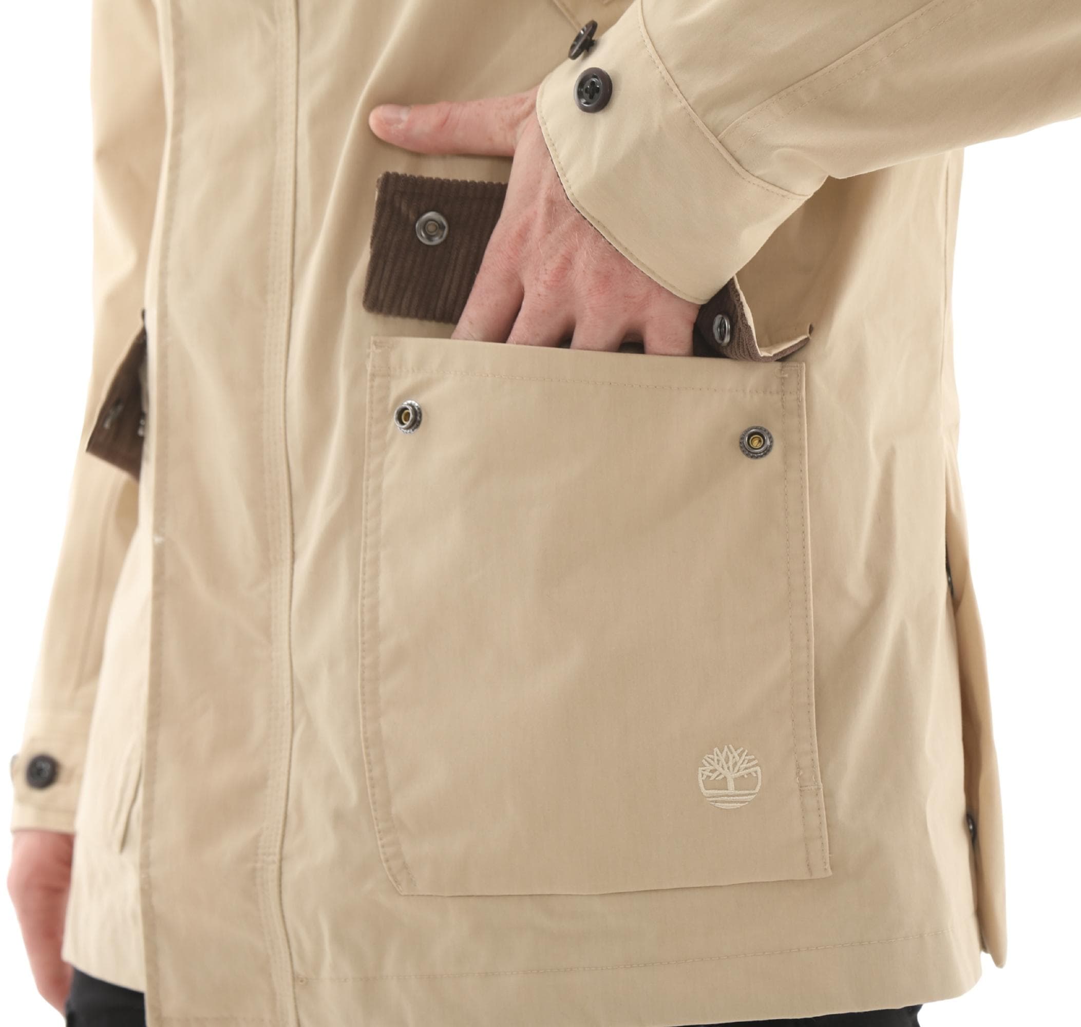 Timberland Timberland Waterproof Barn Coat Erkek Ceket Krem - 8