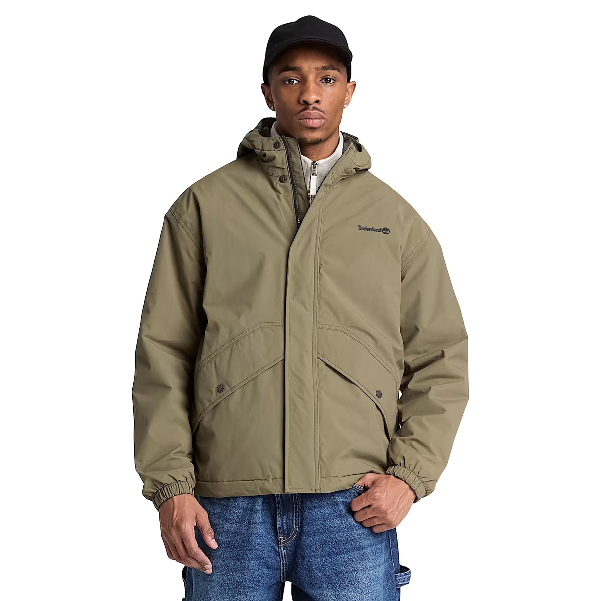 Timberland Timberland Weatherlıne Waterproof Insulated Jacket Erkek Mont Yeşil