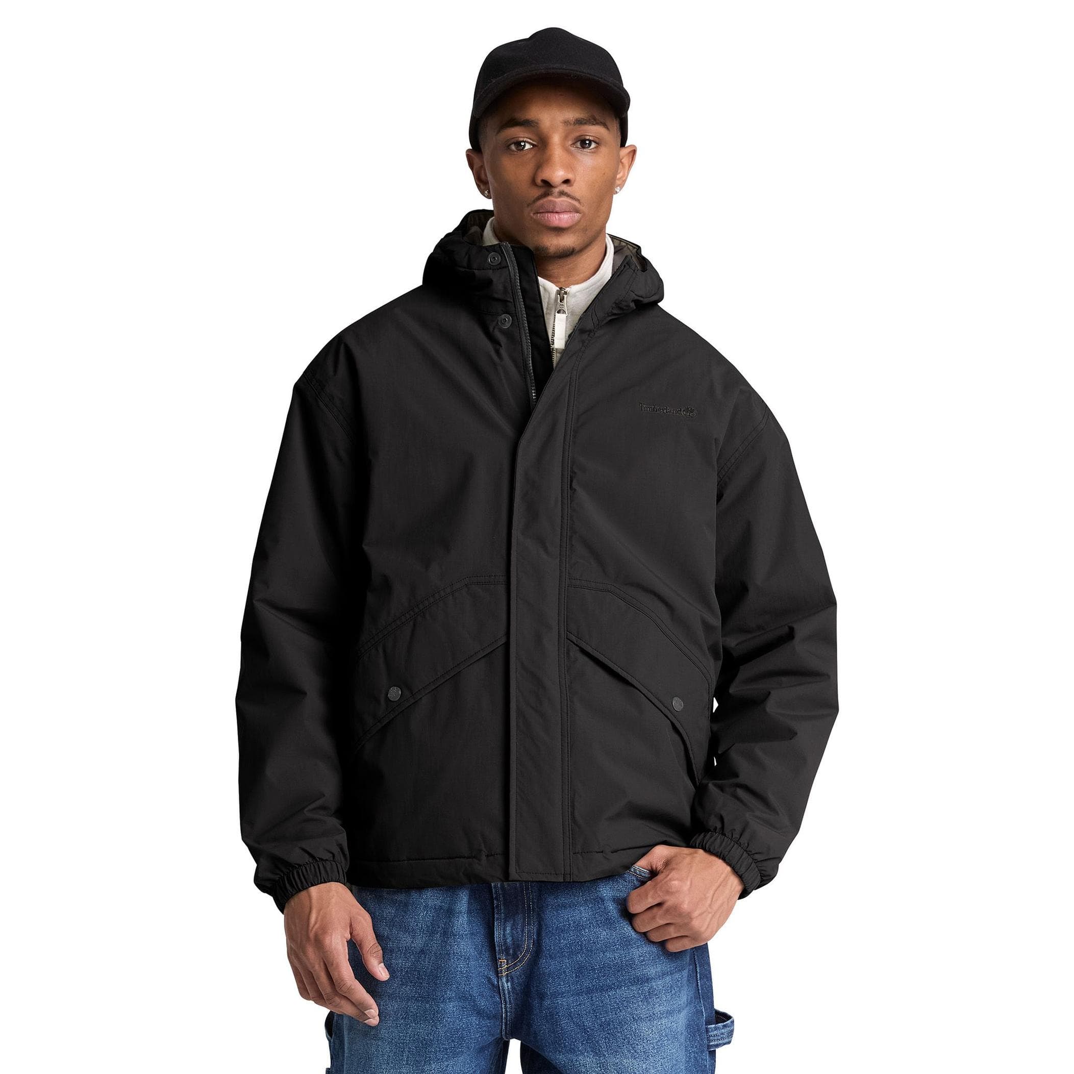 Timberland Timberland Weatherlıne Waterproof Insulated Jacket Erkek Mont Siyah