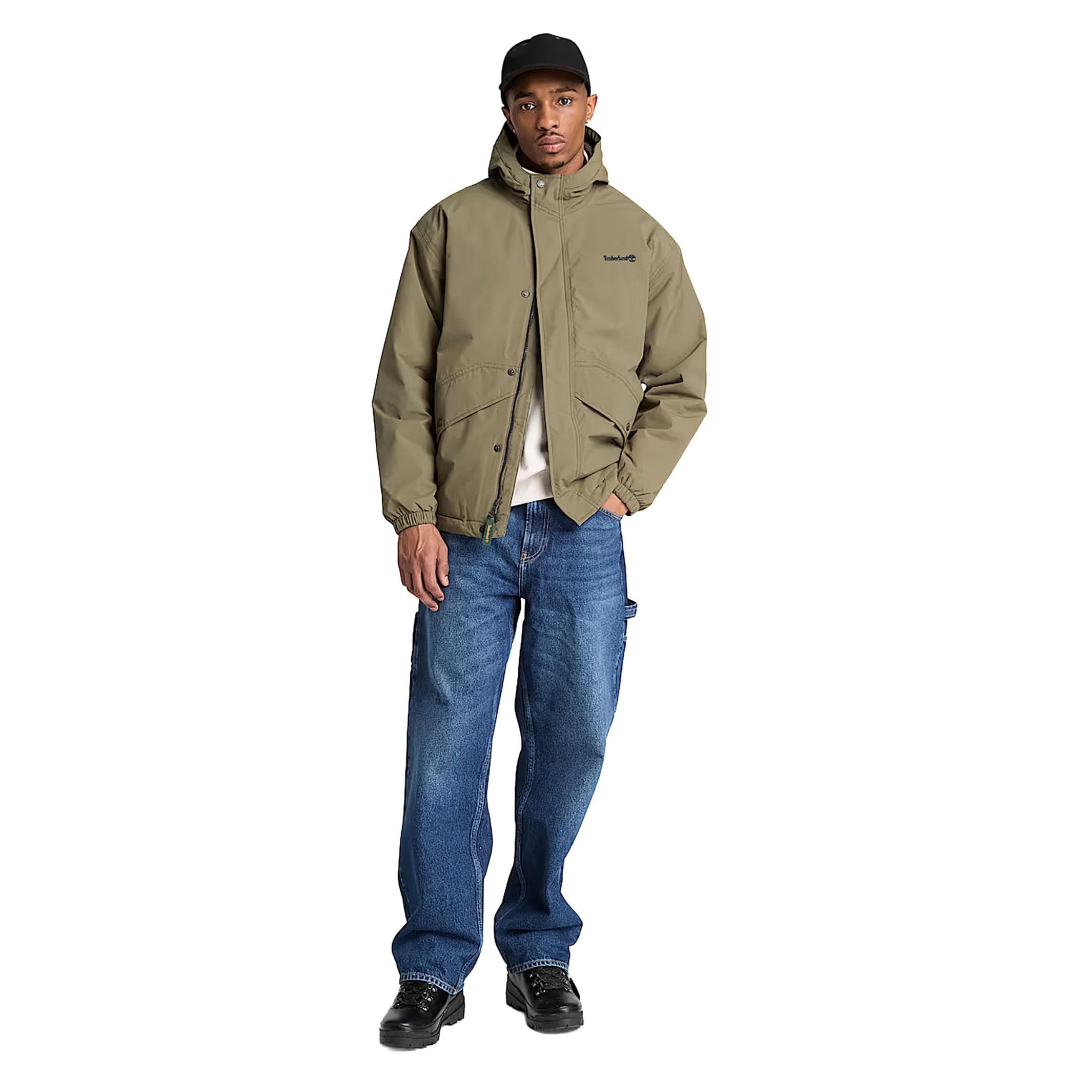 Timberland Timberland Weatherlıne Waterproof Insulated Jacket Erkek Mont Yeşil - 3