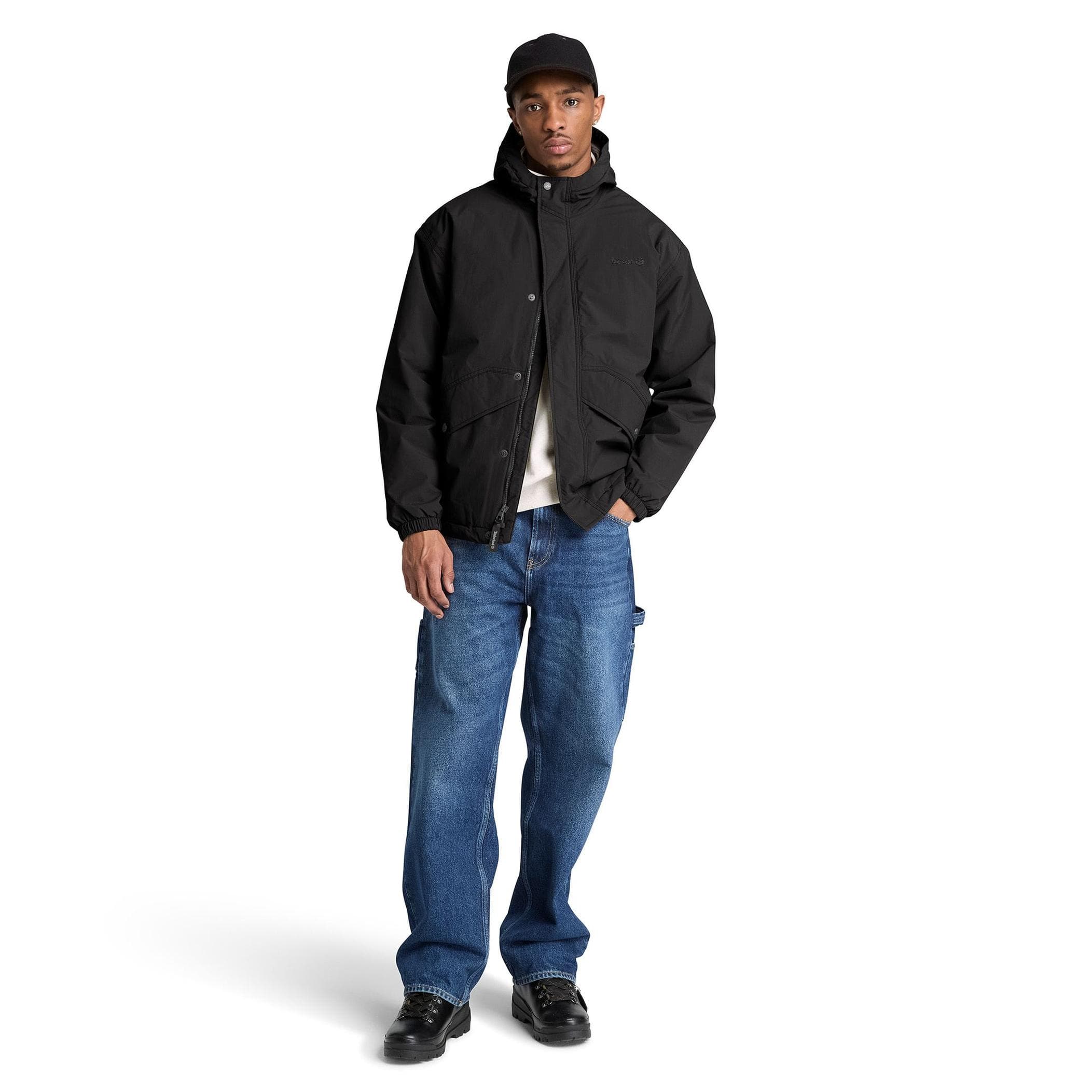 Timberland Timberland Weatherlıne Waterproof Insulated Jacket Erkek Mont Siyah - 4