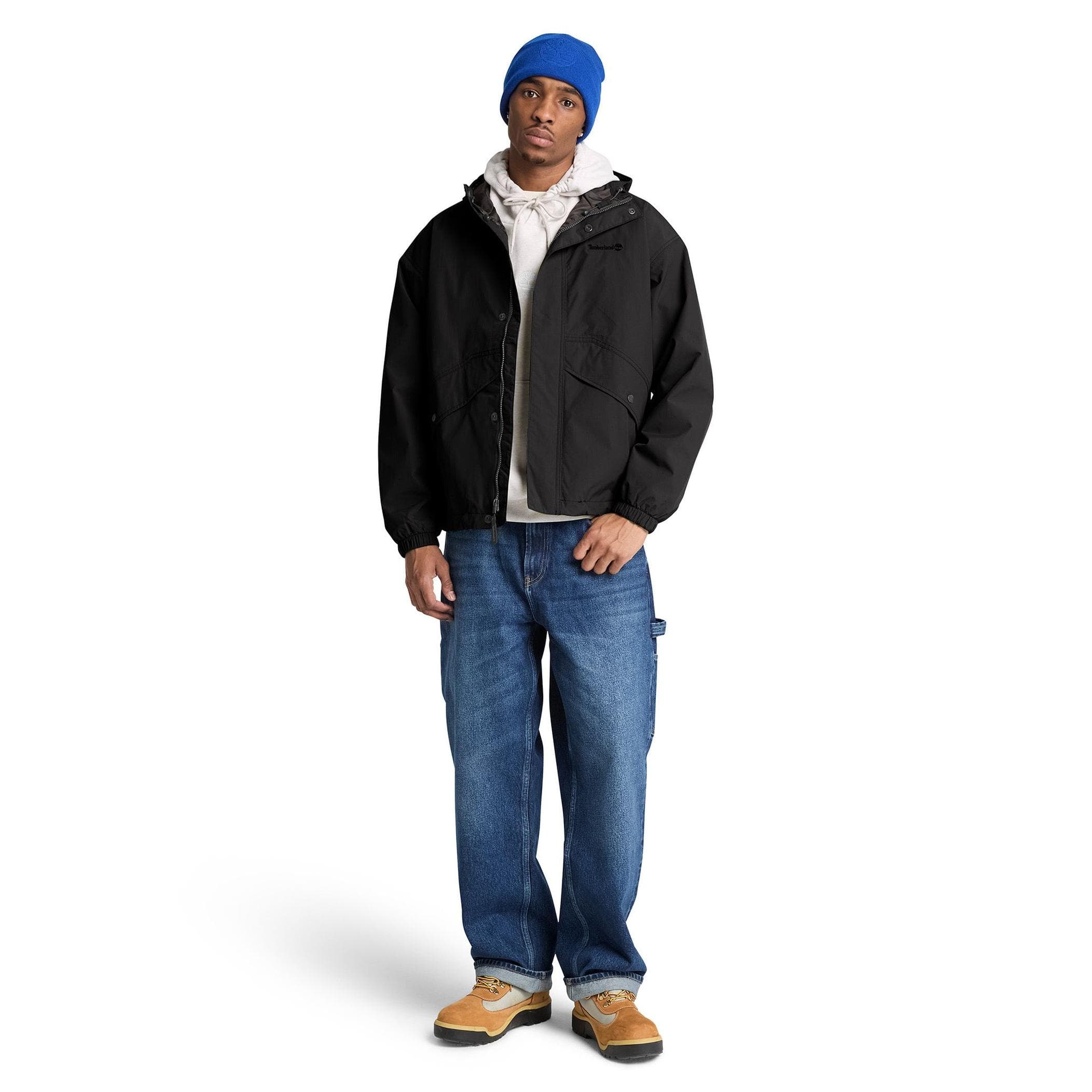 Timberland Timberland Weatherlıne Waterproof Shell Jacket Erkek Mont Siyah - 4