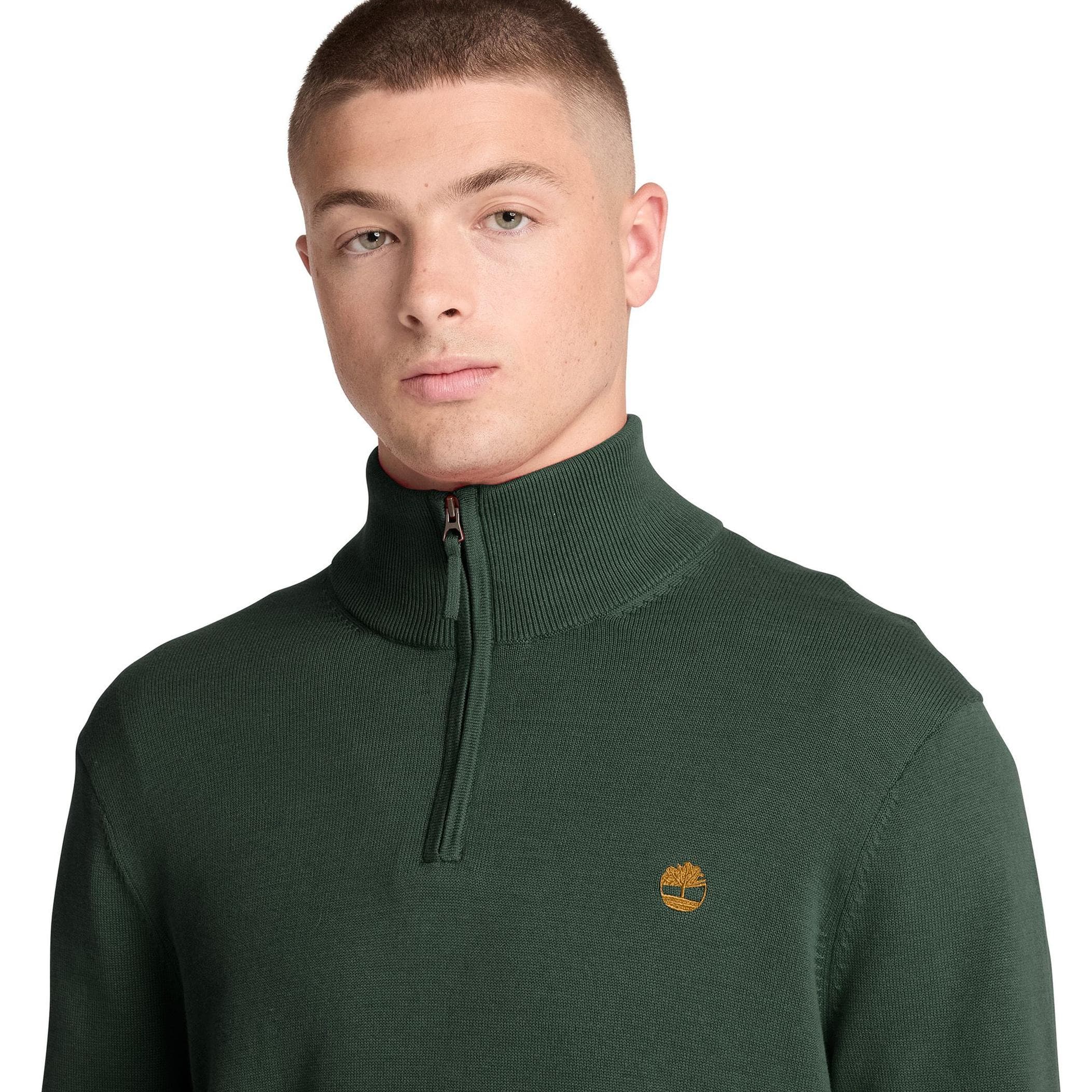 Timberland Timberland Wıllıams Rıver Cotton 1-4 Zip Sweater Erkek - 3