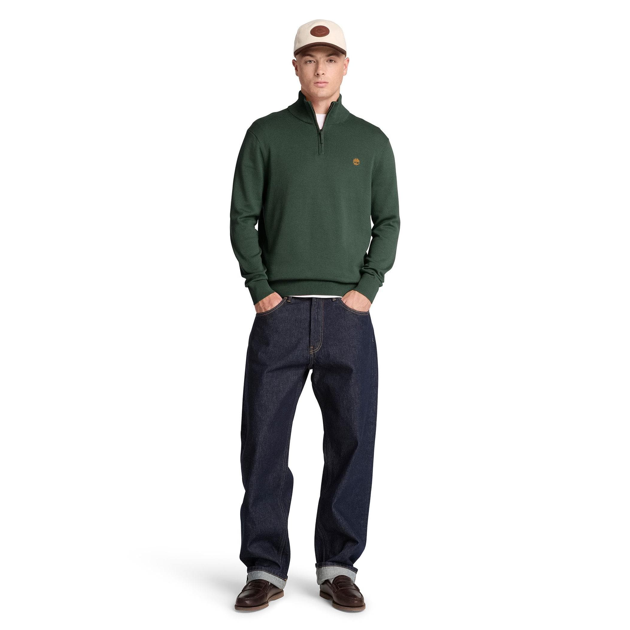 Timberland Timberland Wıllıams Rıver Cotton 1-4 Zip Sweater Erkek - 4