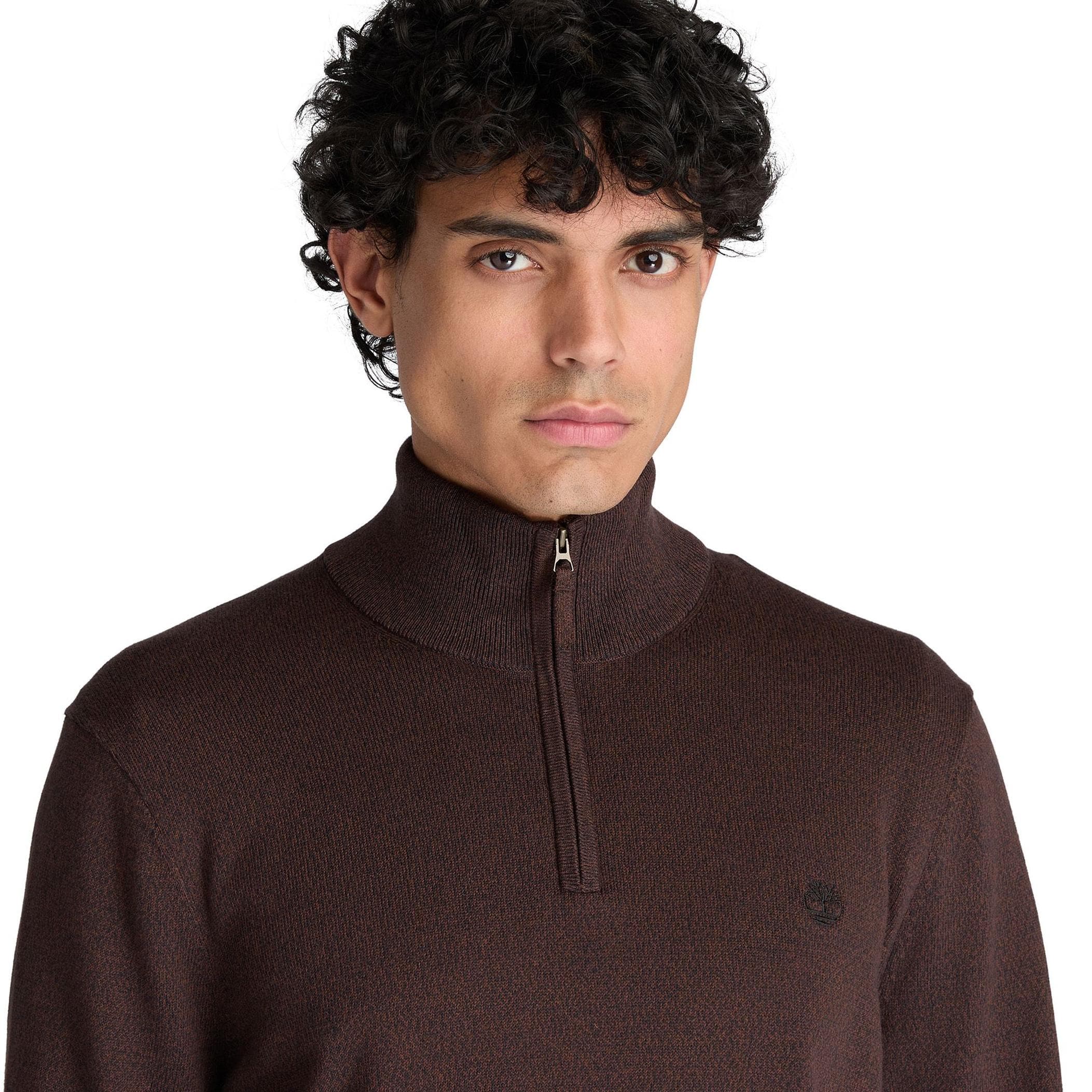 Timberland Timberland Wıllıams Rıver Cotton 1-4 Zip Sweater Erkek - 3