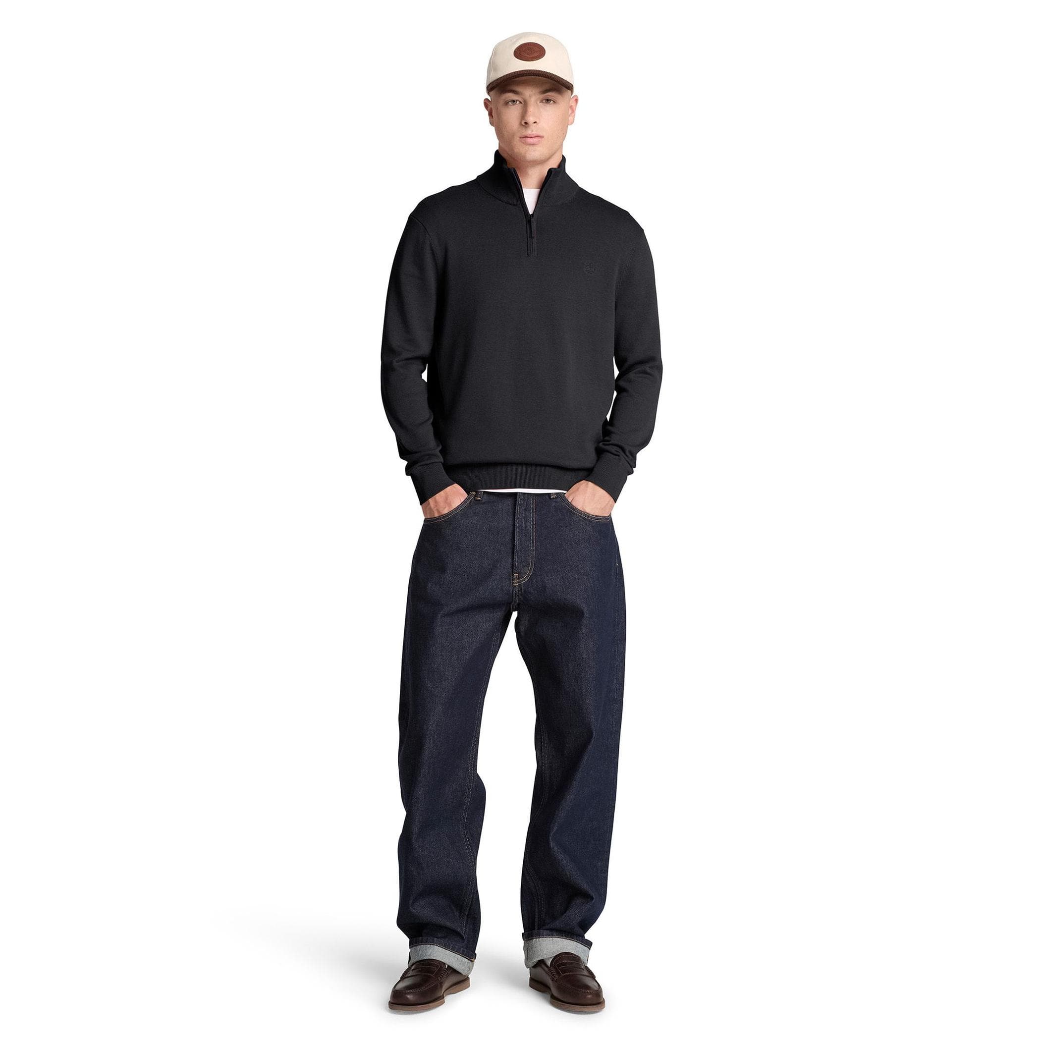 Timberland Timberland Wıllıams Rıver Cotton 1-4 Zip Sweater Erkek - 4