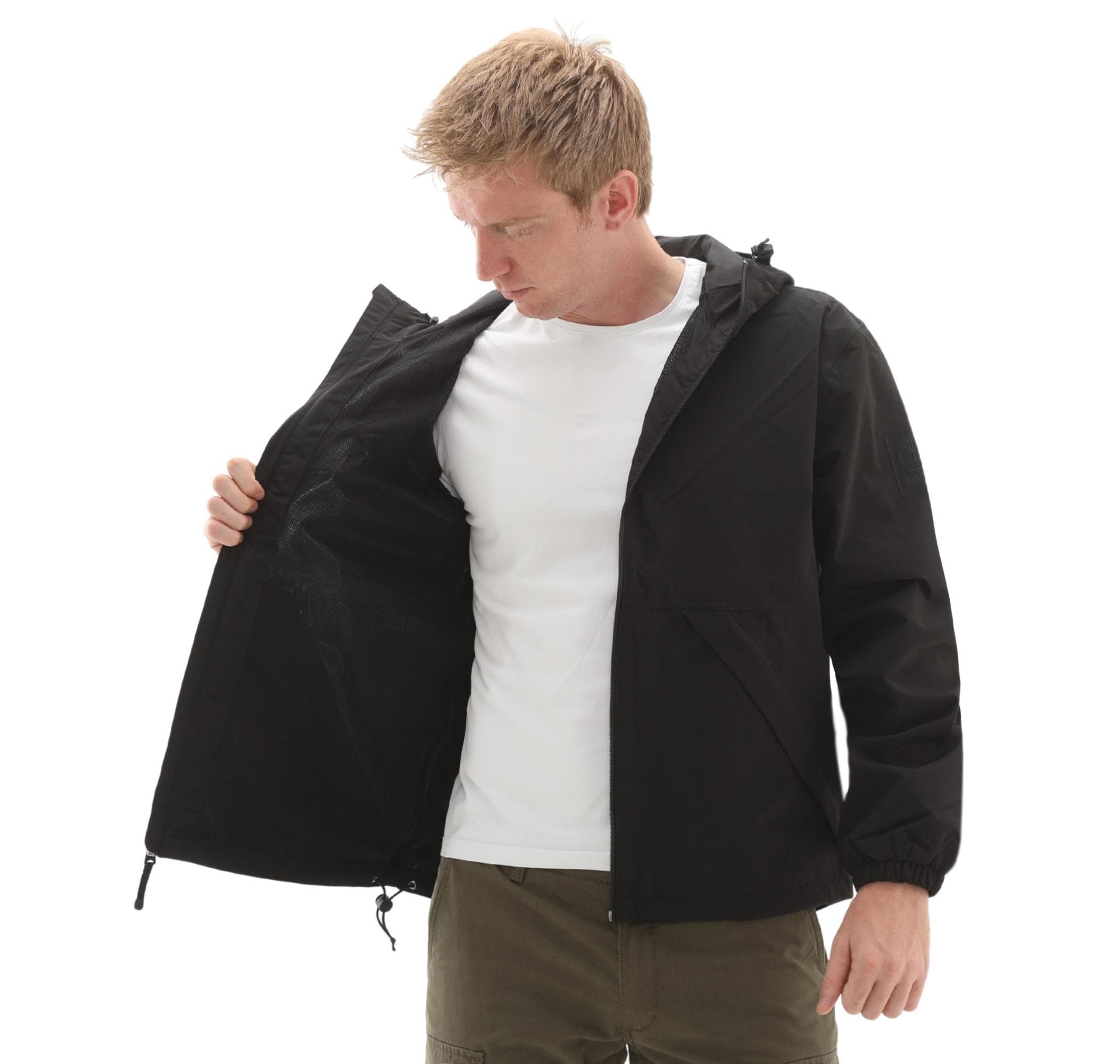 Timberland Timberland Wınnıck Waterproof Shell Jacket Erkek Yağmurluk-Rüzgarlık Siyah - 7