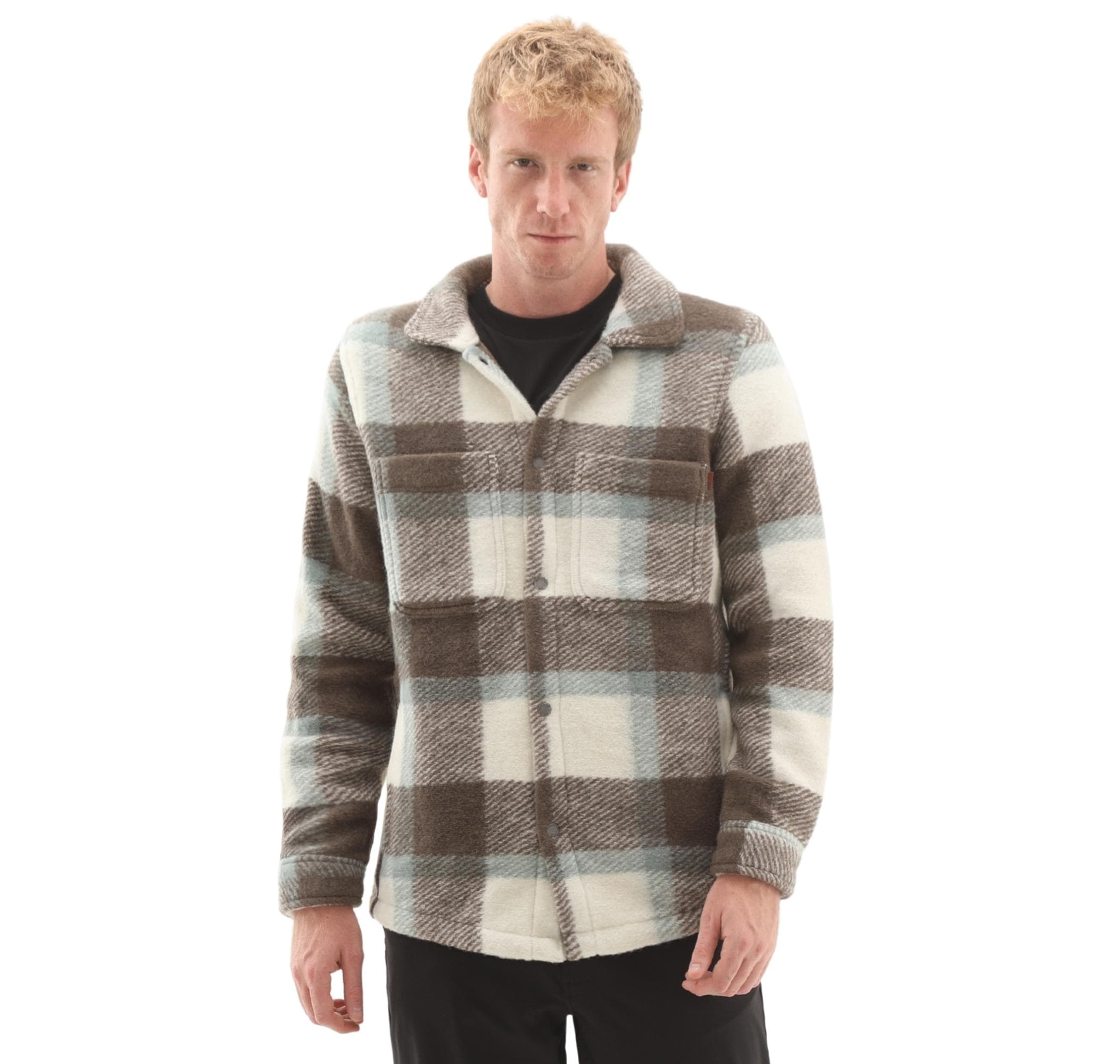 Timberland Timberland Wool Blend Shacket Erkek Ceket Gri - 2