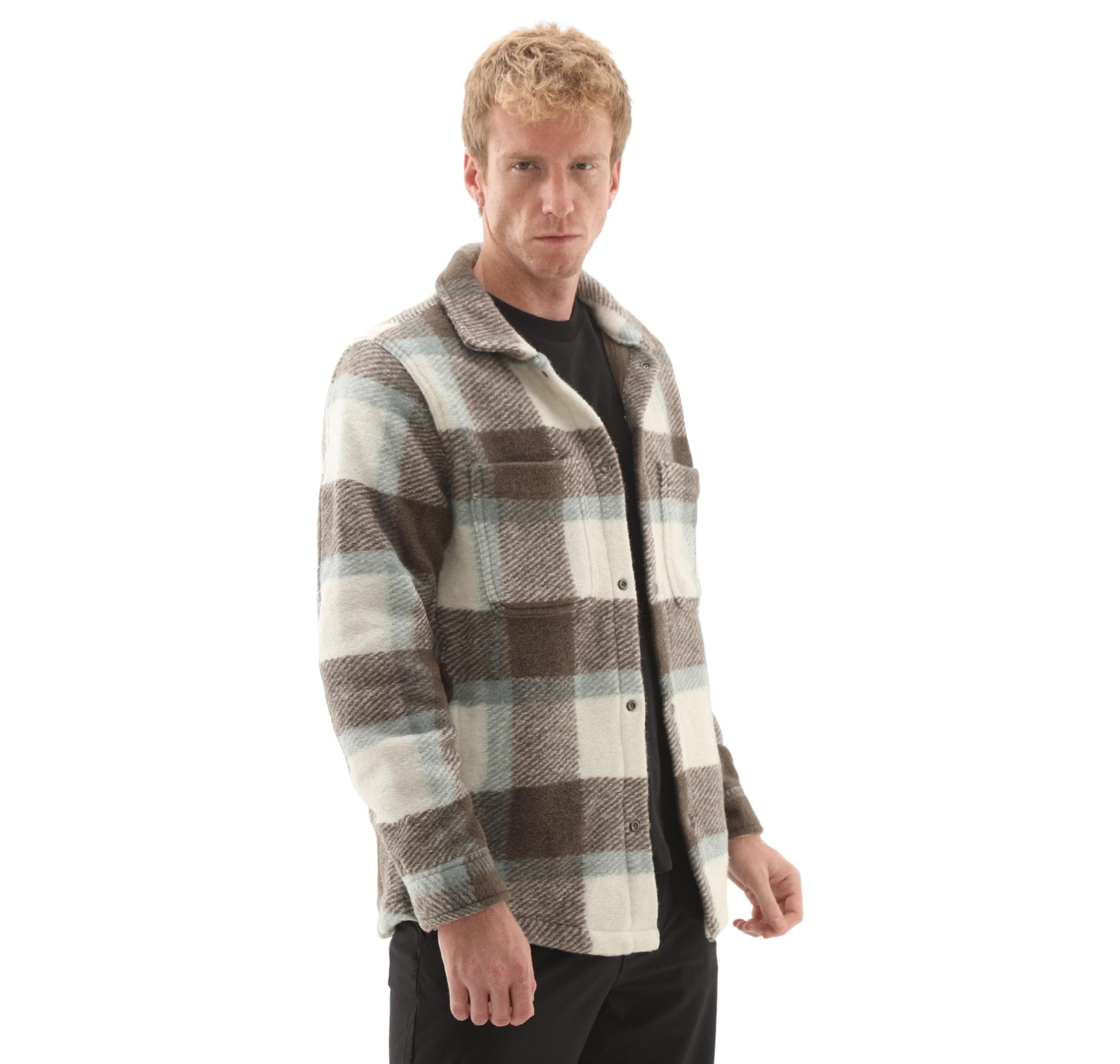 Timberland Timberland Wool Blend Shacket Erkek Ceket Gri - 3