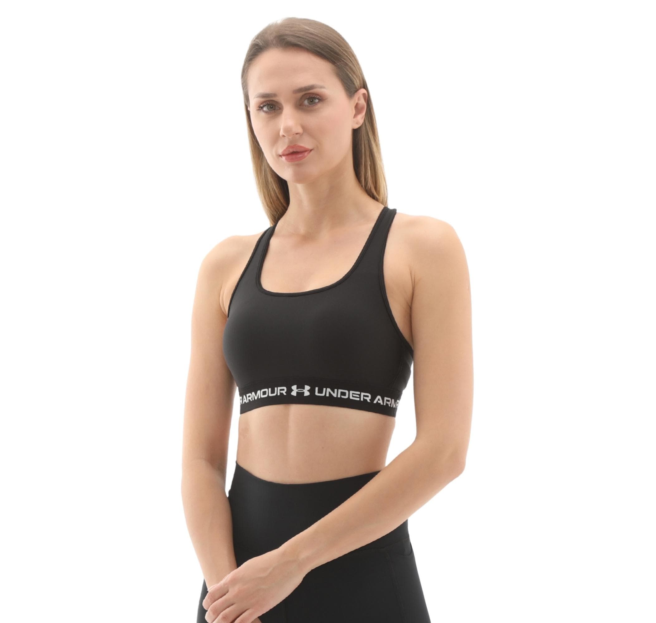 Under Armour Under Armour Crossback Mid Bra Kadın Büstiyer Siyah - 3