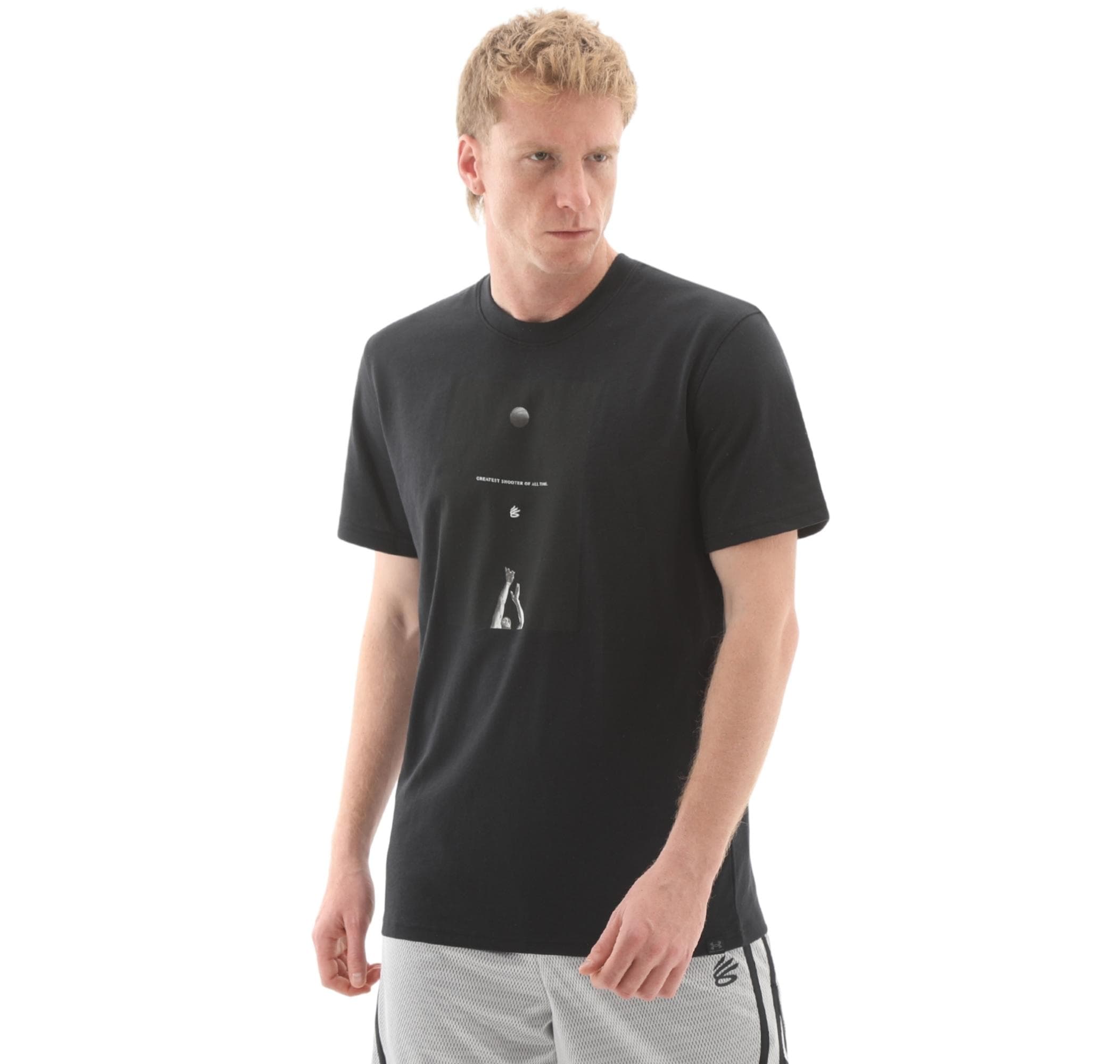 Under Armour Under Armour Curry Greatest Shooter Tee Erkek T-Shirt Siyah - 2
