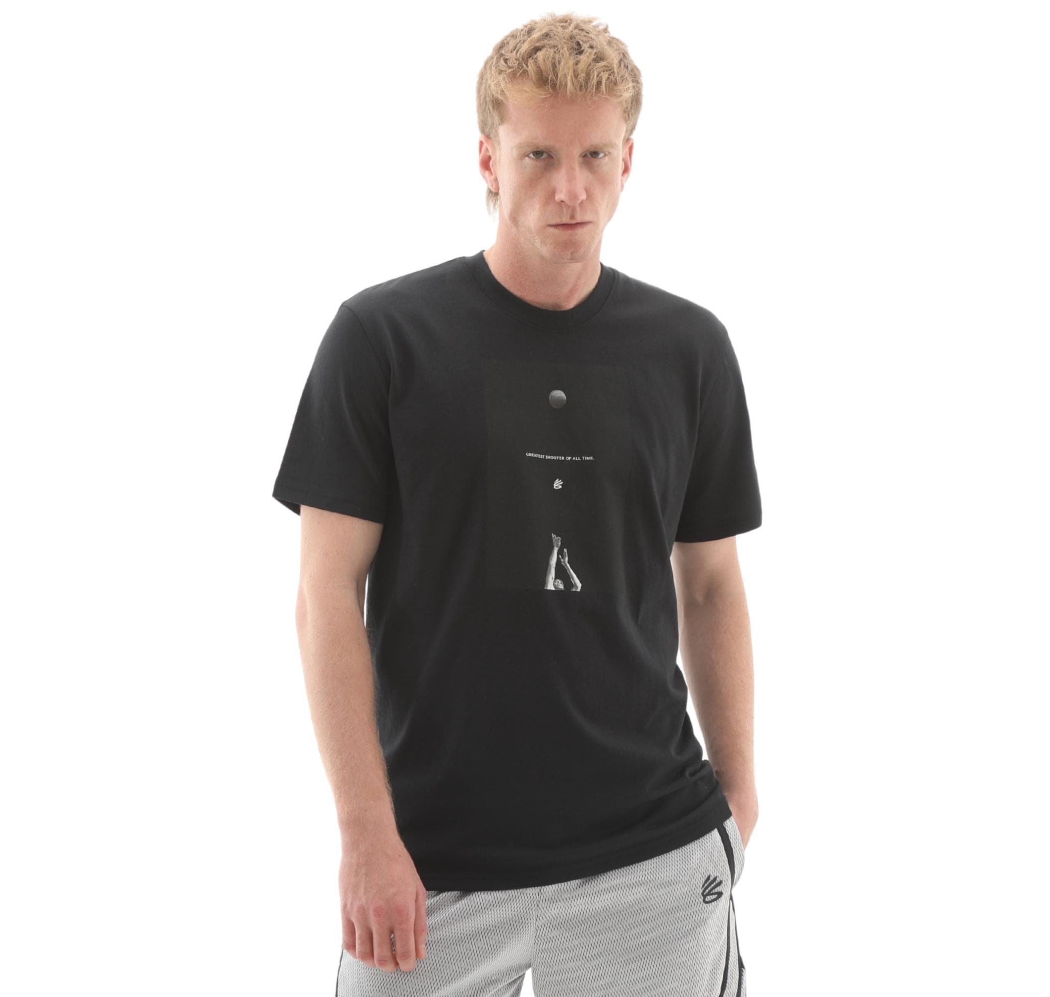 Under Armour Under Armour Curry Greatest Shooter Tee Erkek T-Shirt Siyah - 3