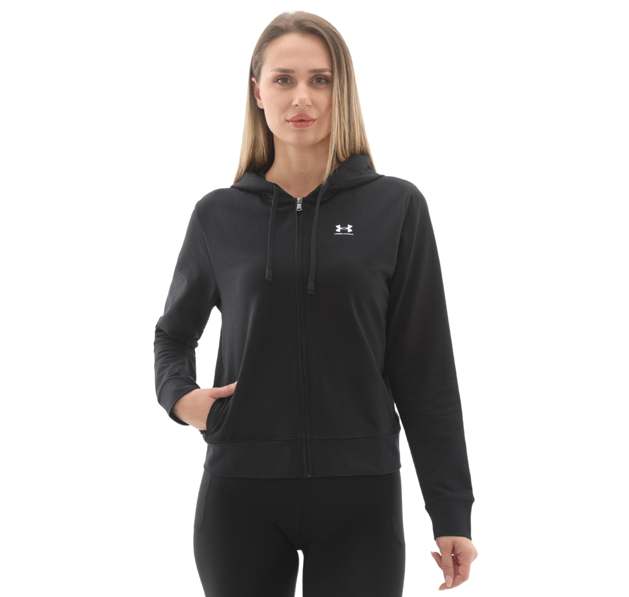 Under Armour Under Armour Sport Terry Fz Kadın Ceket Siyah - 2