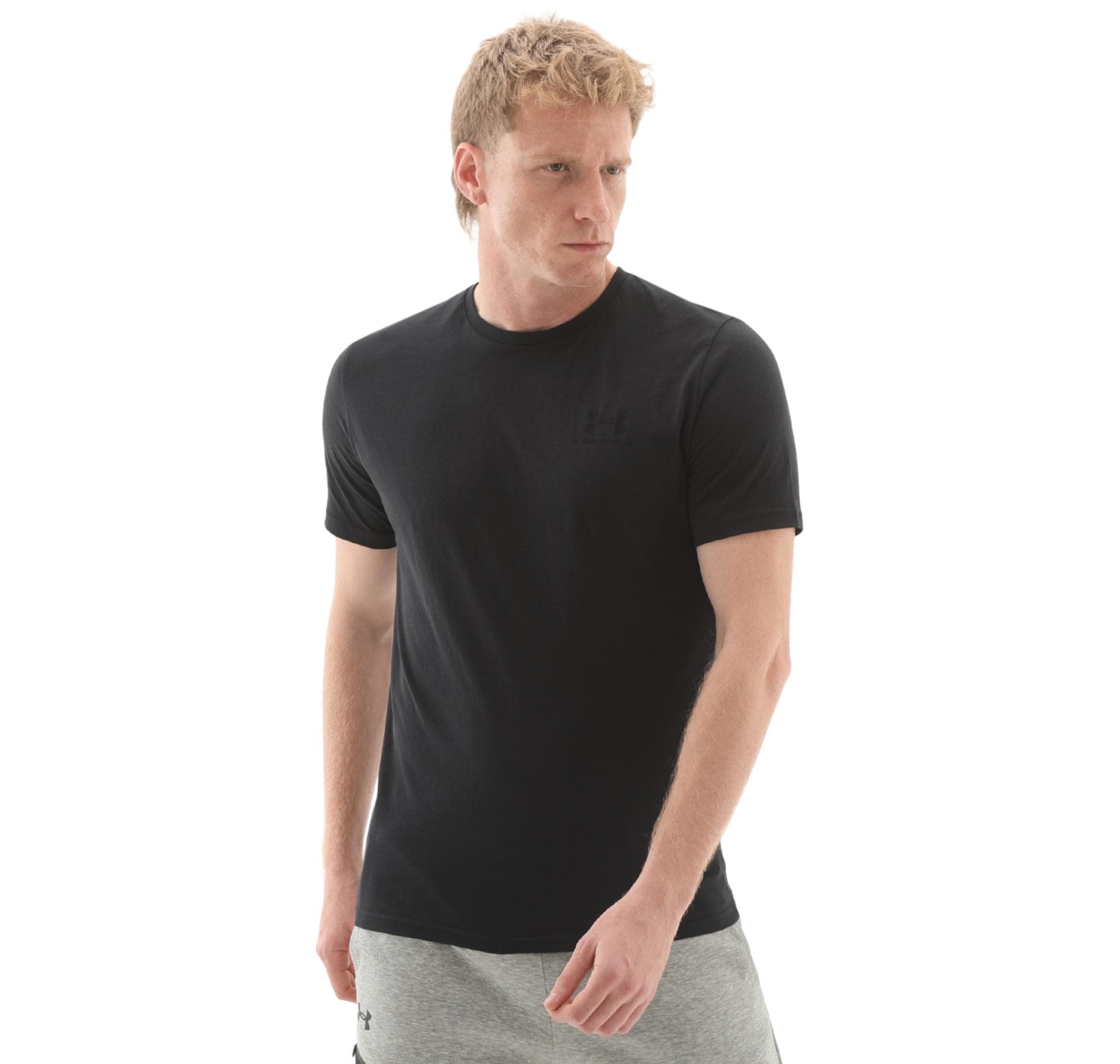Under Armour Under Armour Sportstyle Left Chest Ss Erkek T-Shirt Siyah - 2