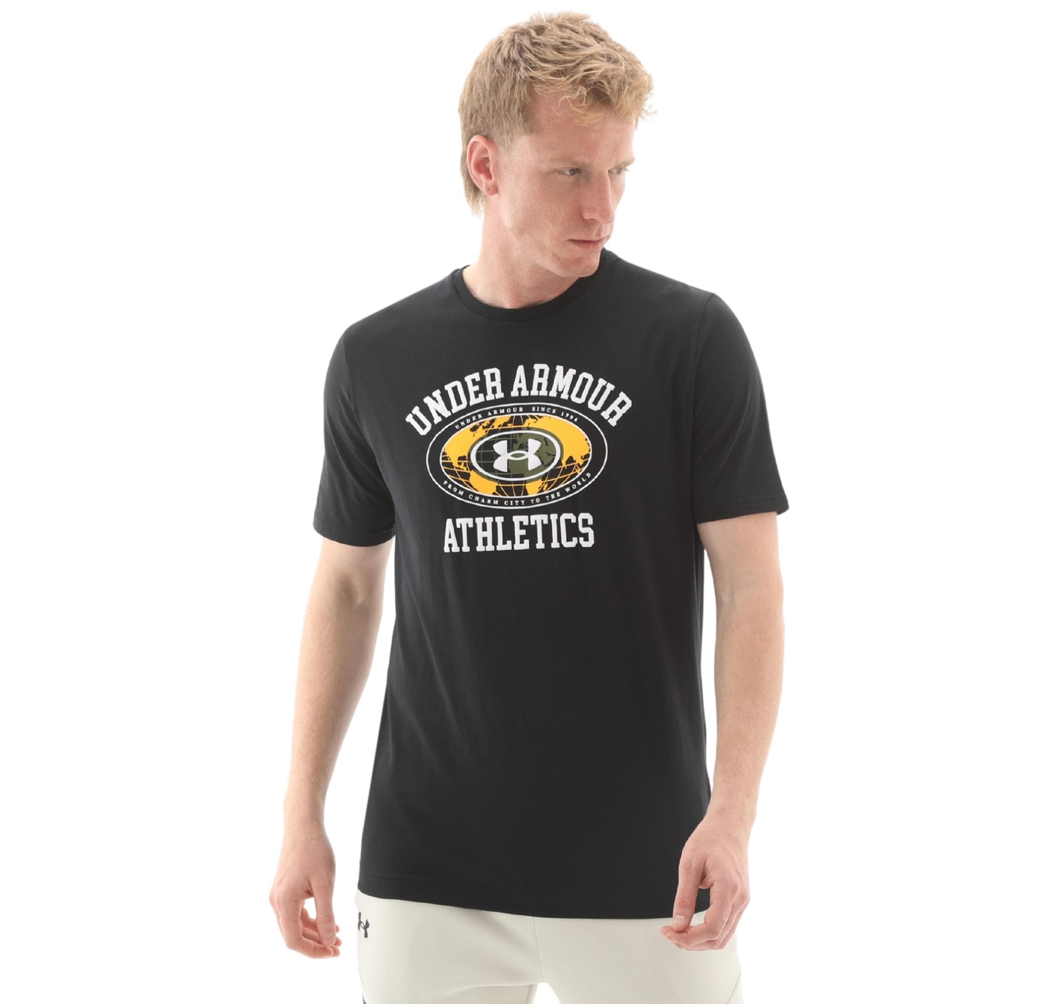 Under Armour Under Armour Ua M 60-40S Armor Globe Ss Erkek T-Shirt Siyah - 3