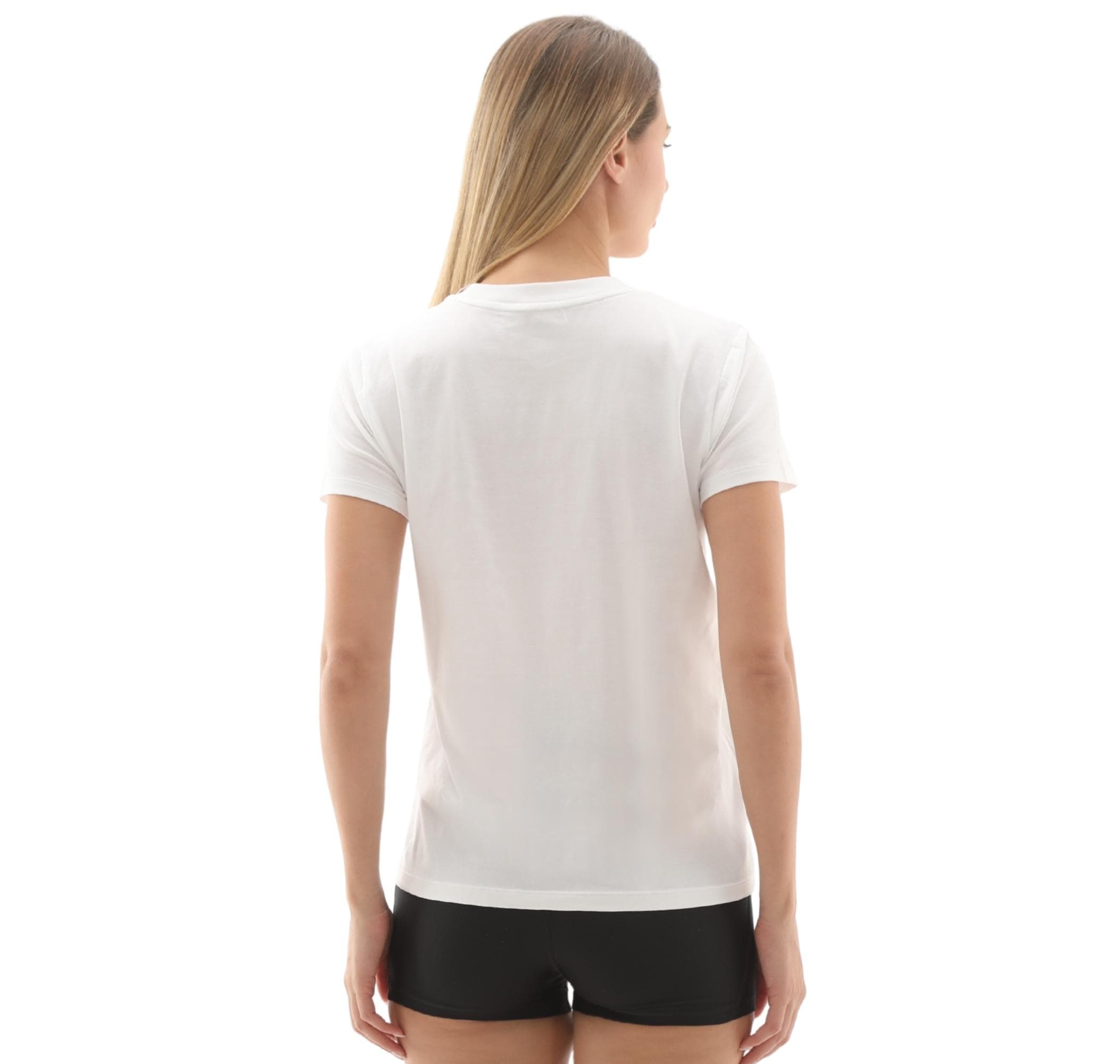Under Armour Under Armour Ua Rival Core Ss Kadın T-Shirt Beyaz - 4