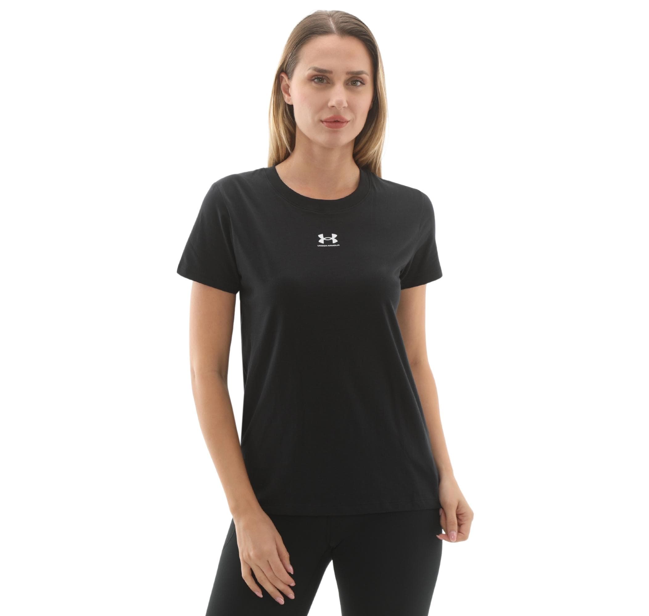 Under Armour Under Armour Ua Rival Core Ss Kadın T-Shirt Siyah