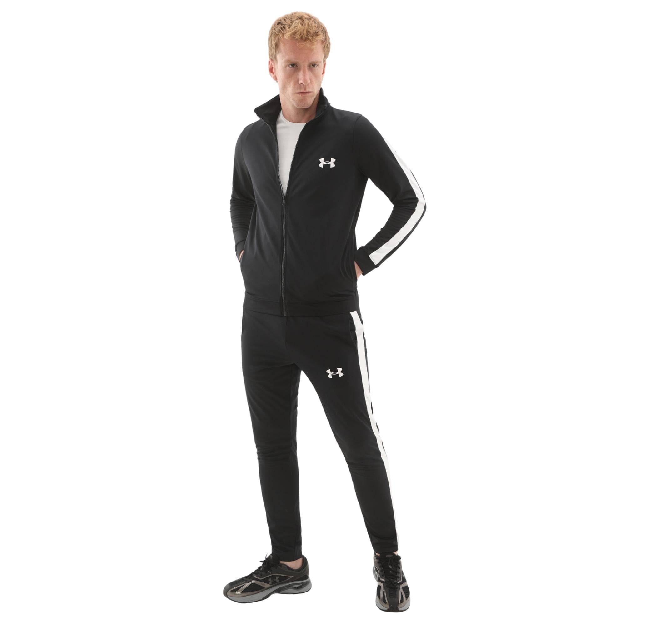 Under Armour Under Armour Ua Rival Knit Track Suit Erkek Eşofman Takımı Siyah - 3
