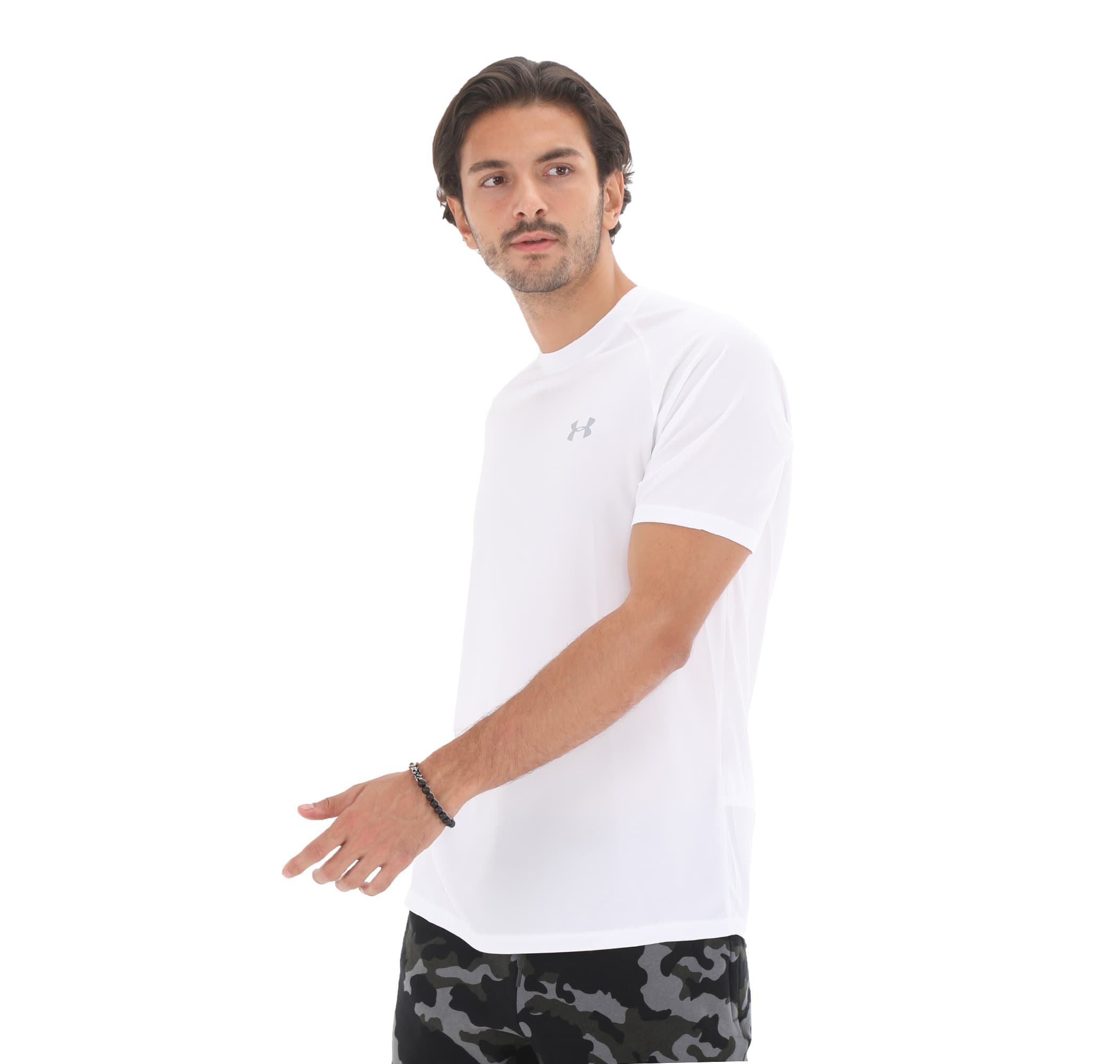 Under Armour Under Armour Ua Tech 2.0 Ss Tee Erkek T-Shirt Beyaz - 3