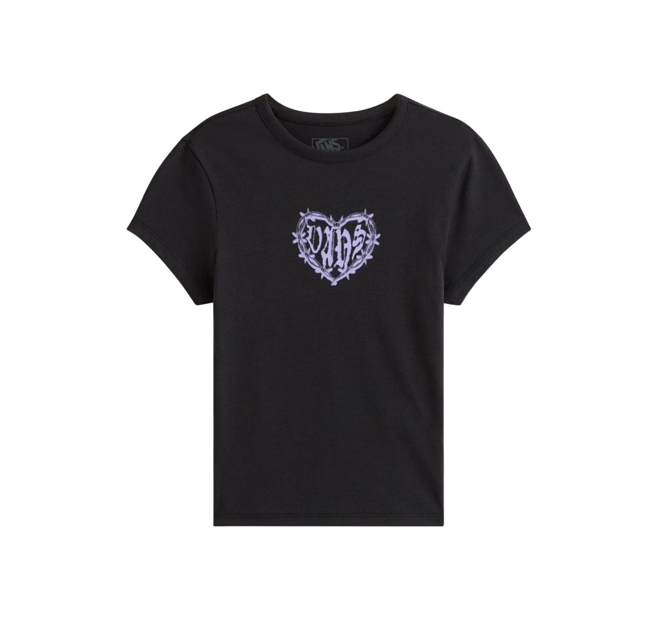 Vans Vans Barbed Heart W Tee Kadın T-Shirt Siyah