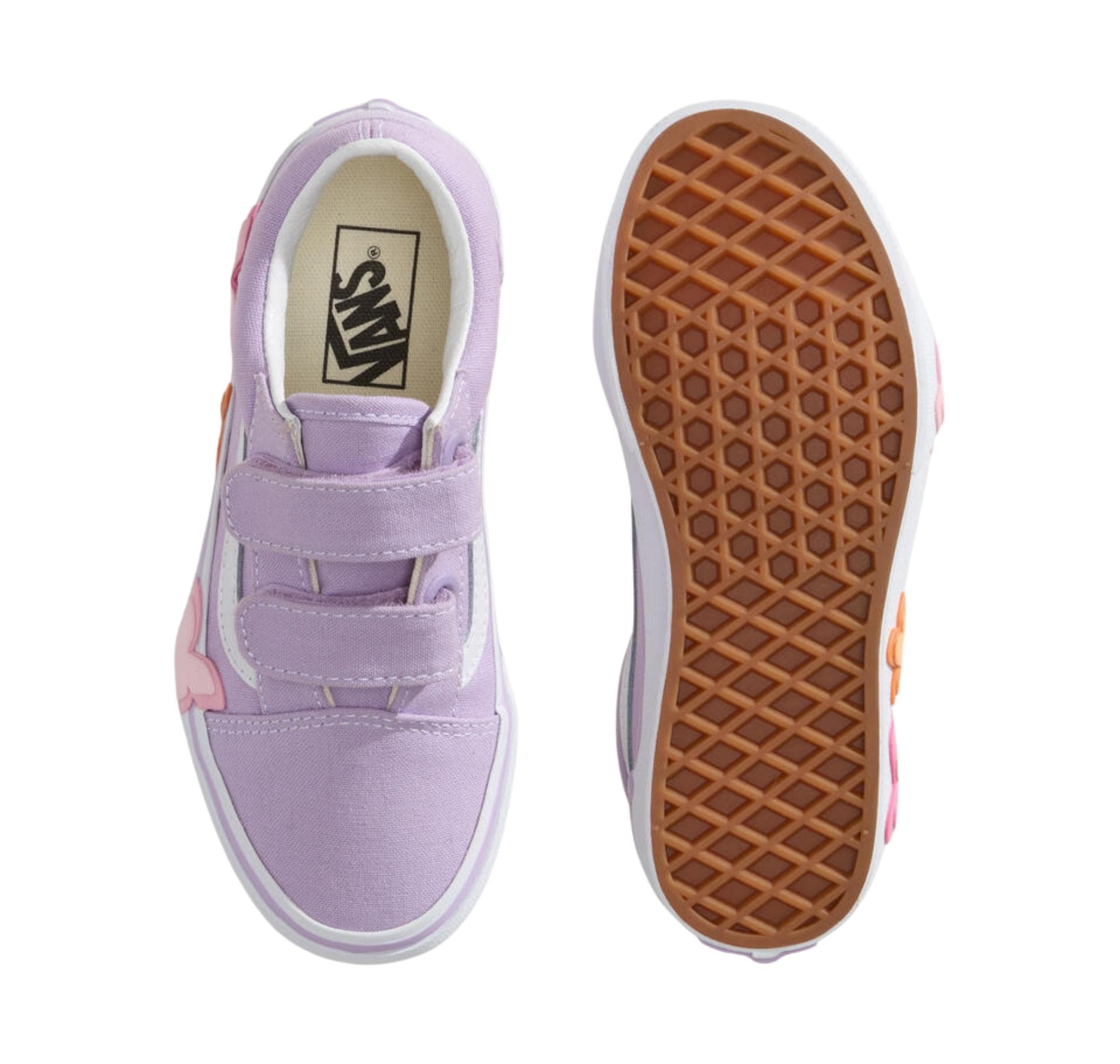 Vans Vans Old Skool V Butterfly Çocuk Spor Ayakkabı Mor - 5