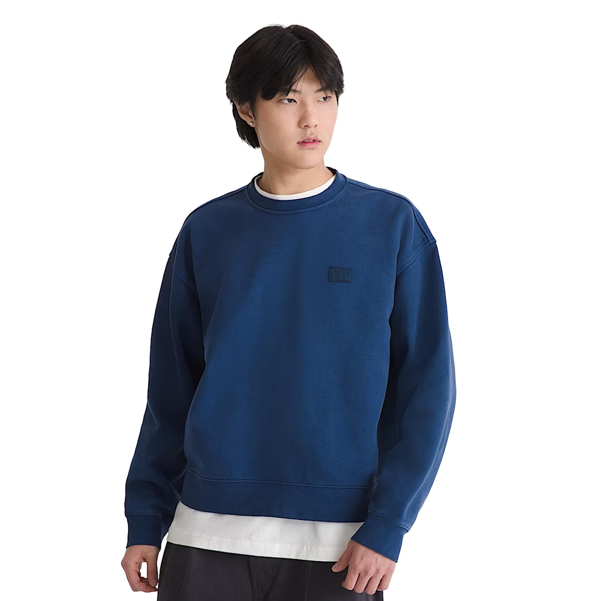Vans Vans Premium Crewneck Erkek Sweatshirt Mavi